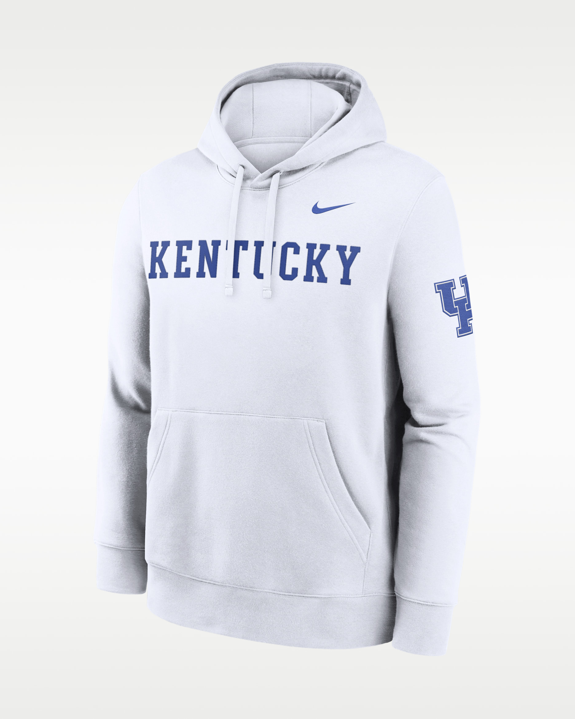 Kentucky Sideline Club Men's Nike College Pullover Hoodie - White