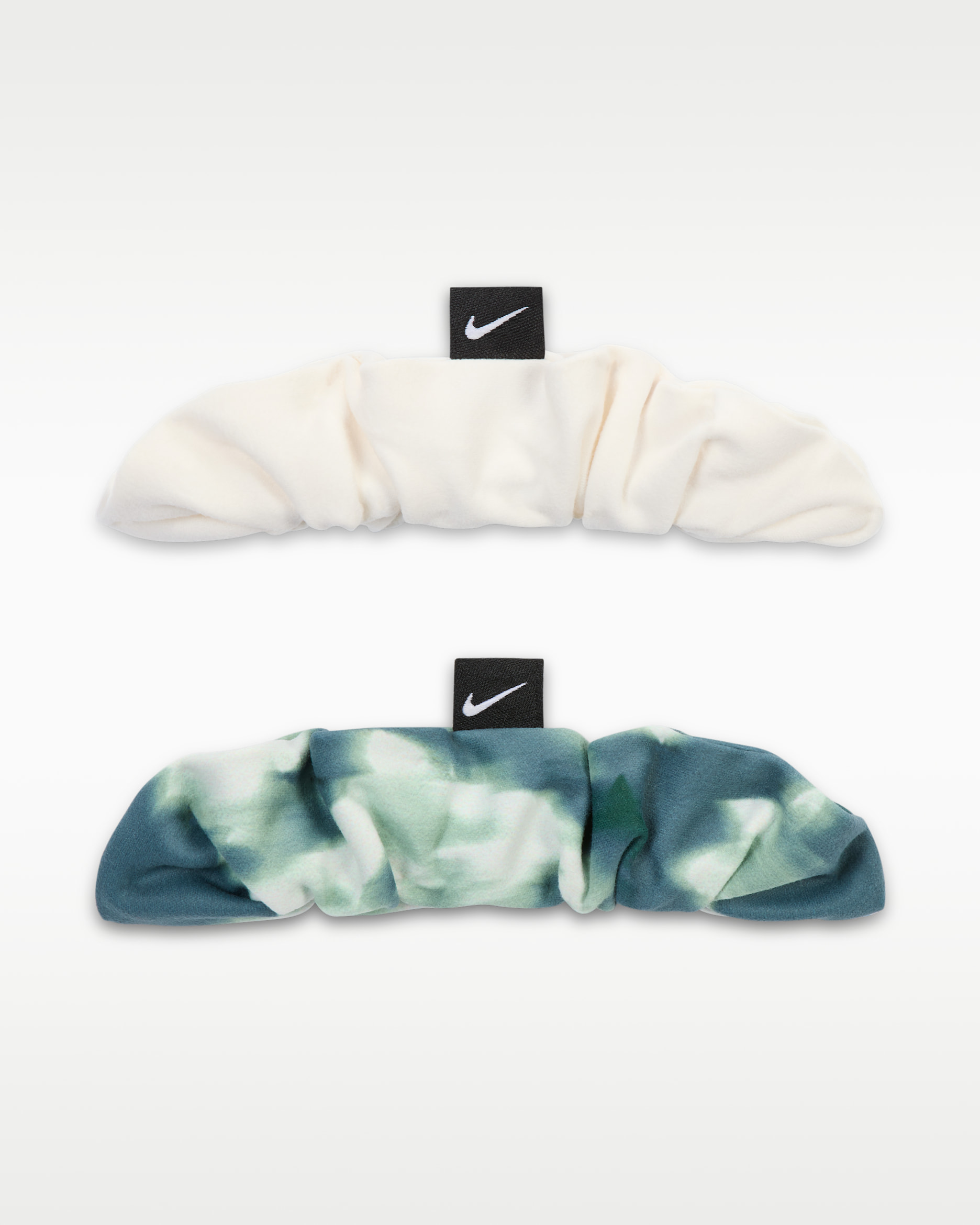 Nike Dri-FIT Scrunchies (2-Pack) - Steam/Sail/White