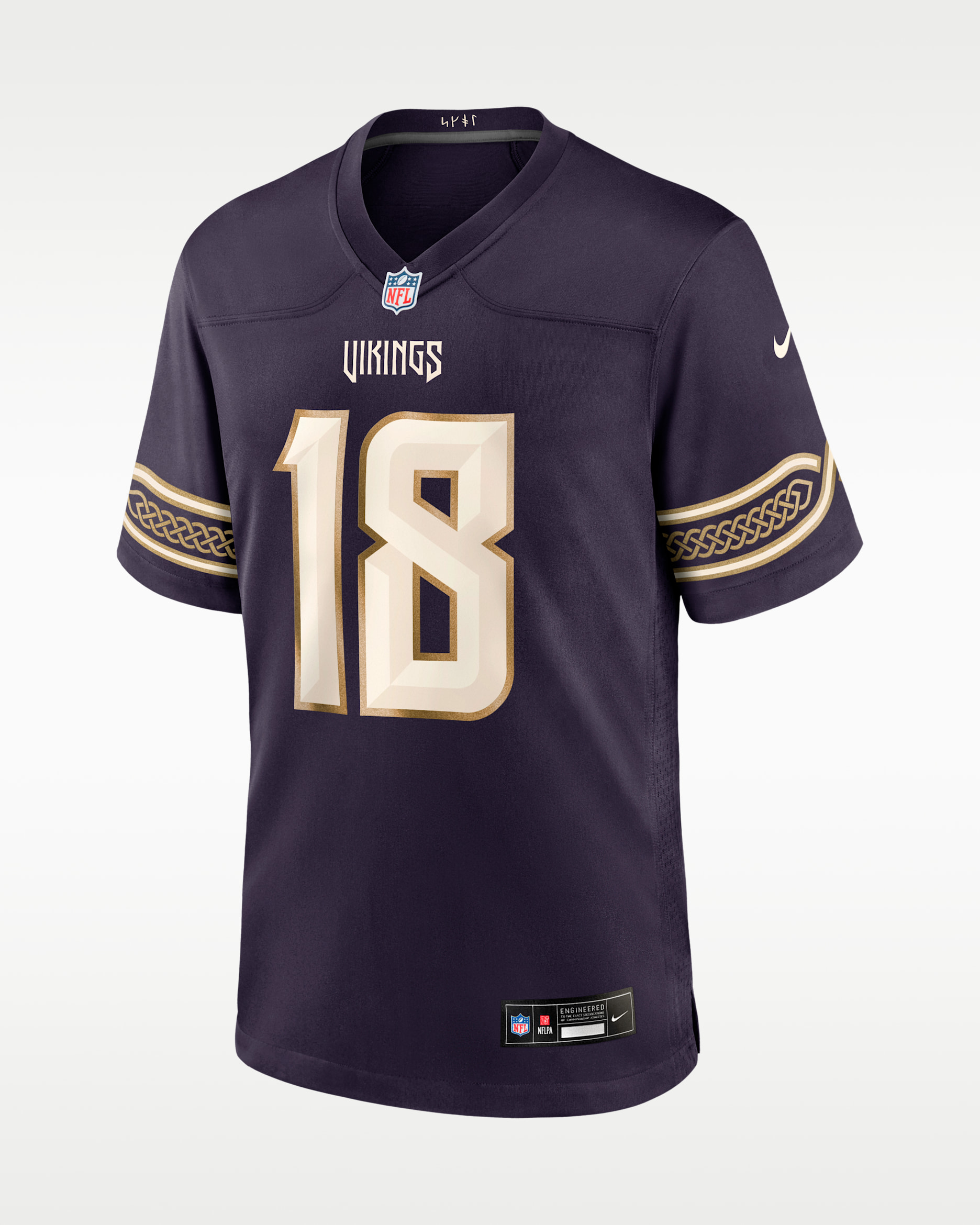 Justin Jefferson Minnesota Vikings Rivalries Collection Men's Nike NFL Game Jersey - Purple