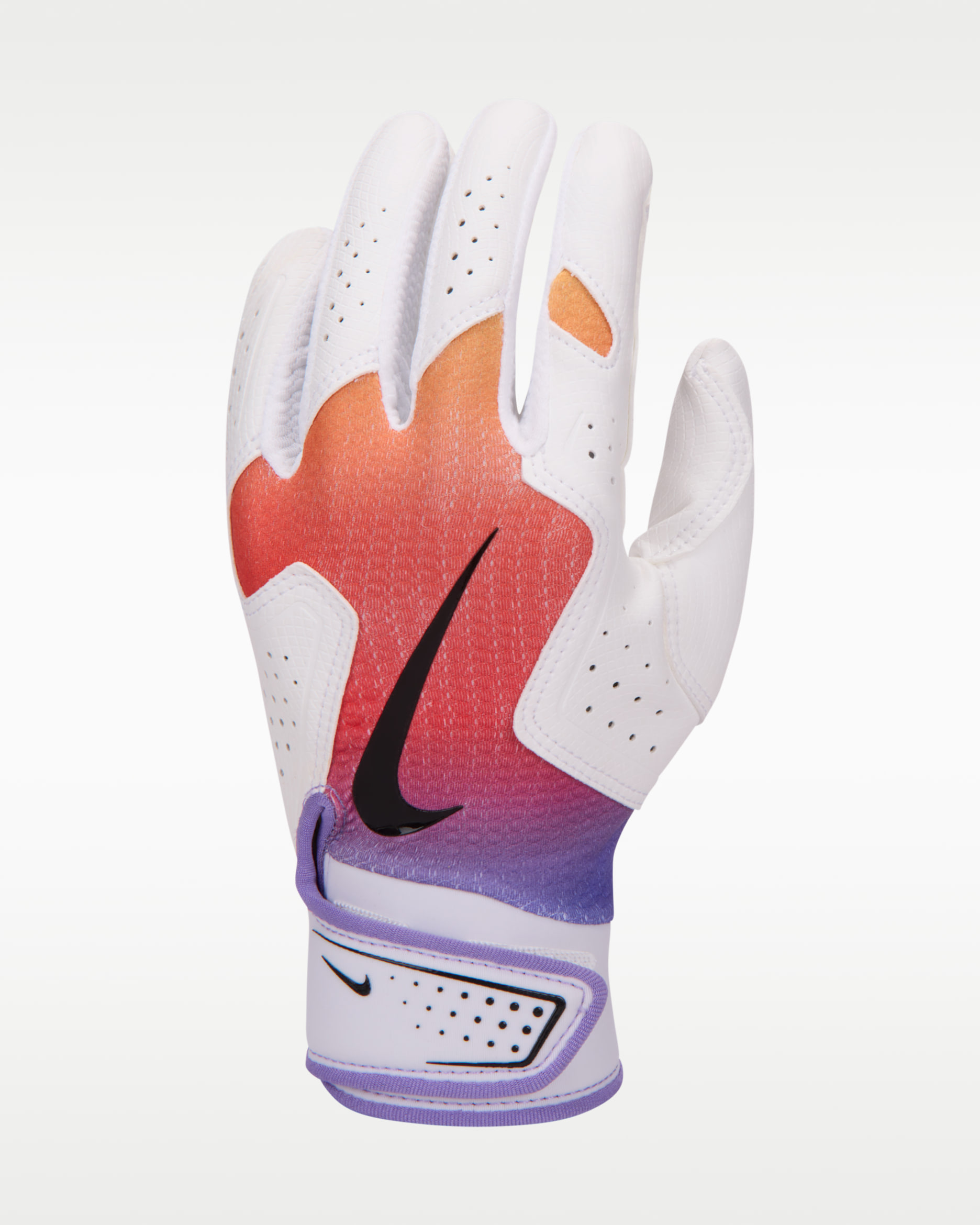 Guante de bateo de béisbol para niños Nike Alpha 2.0 - Multicolor/Blanco/Negro/Negro