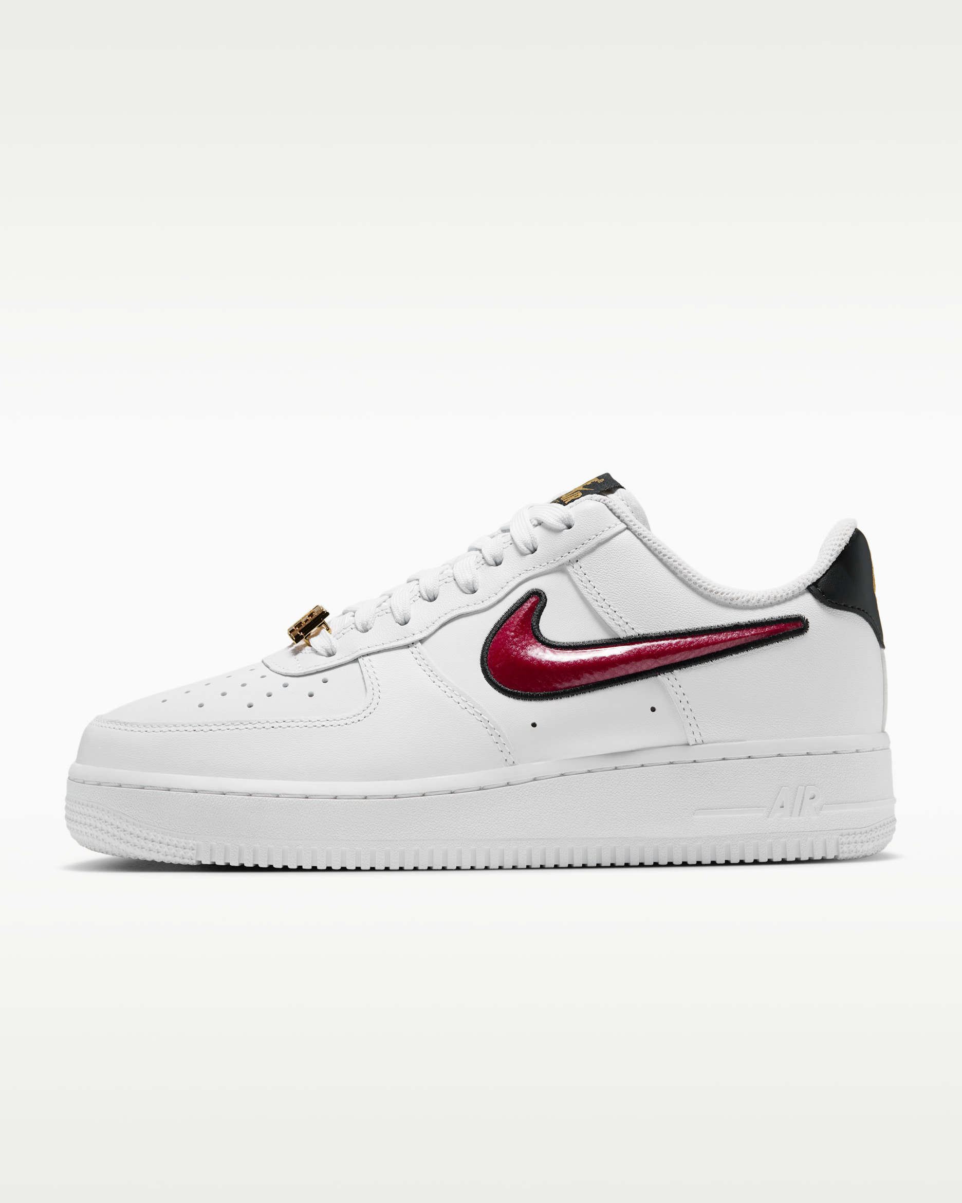 Tenis para mujer Nike Air Force 1 '07 SE Premium - Blanco/Piedra enigma/Rojo duro
