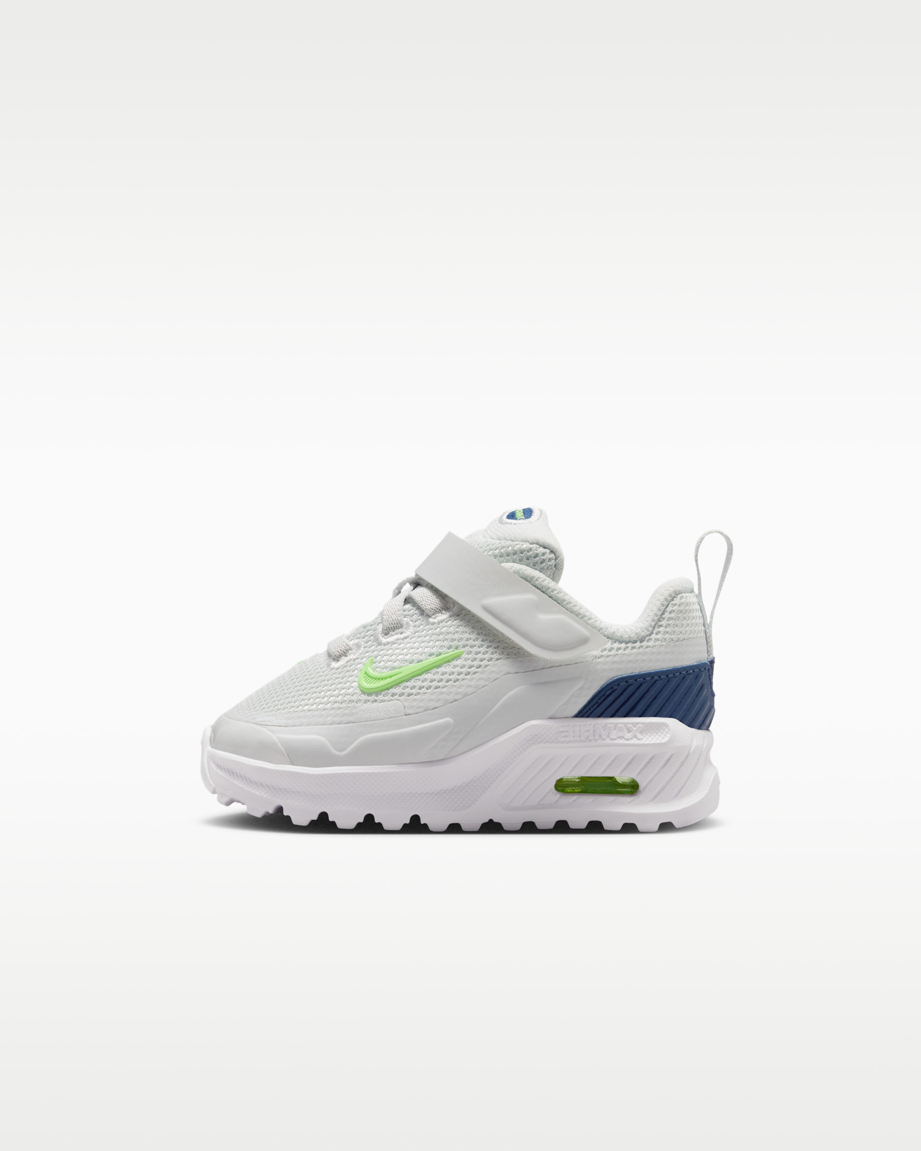 Nike Air Max Bia Baby/Toddler Shoes - Off-White/White/Midnight Navy/Lime Glow