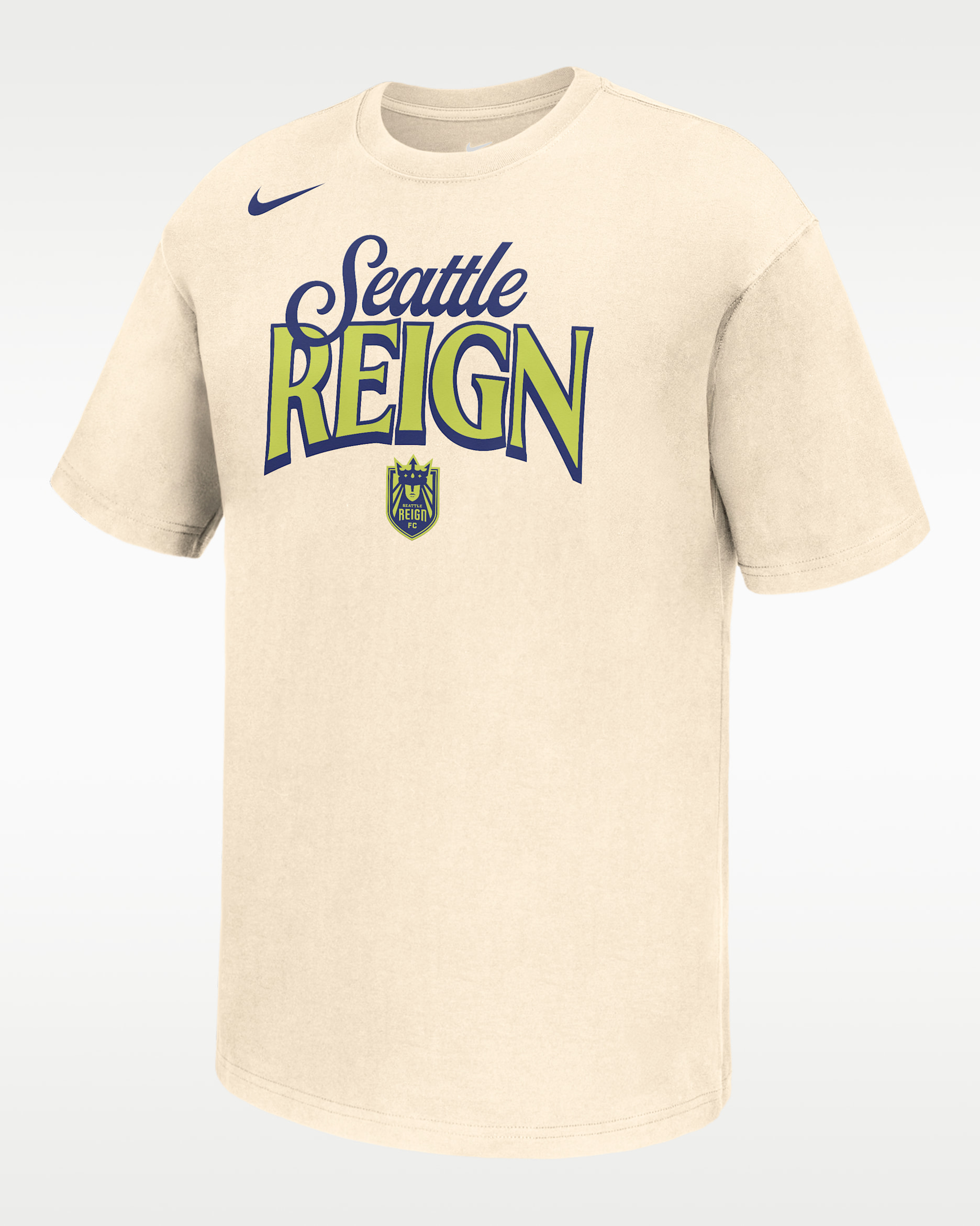 Seattle Reign Max90 Men's Nike NWSL T-Shirt - Natural