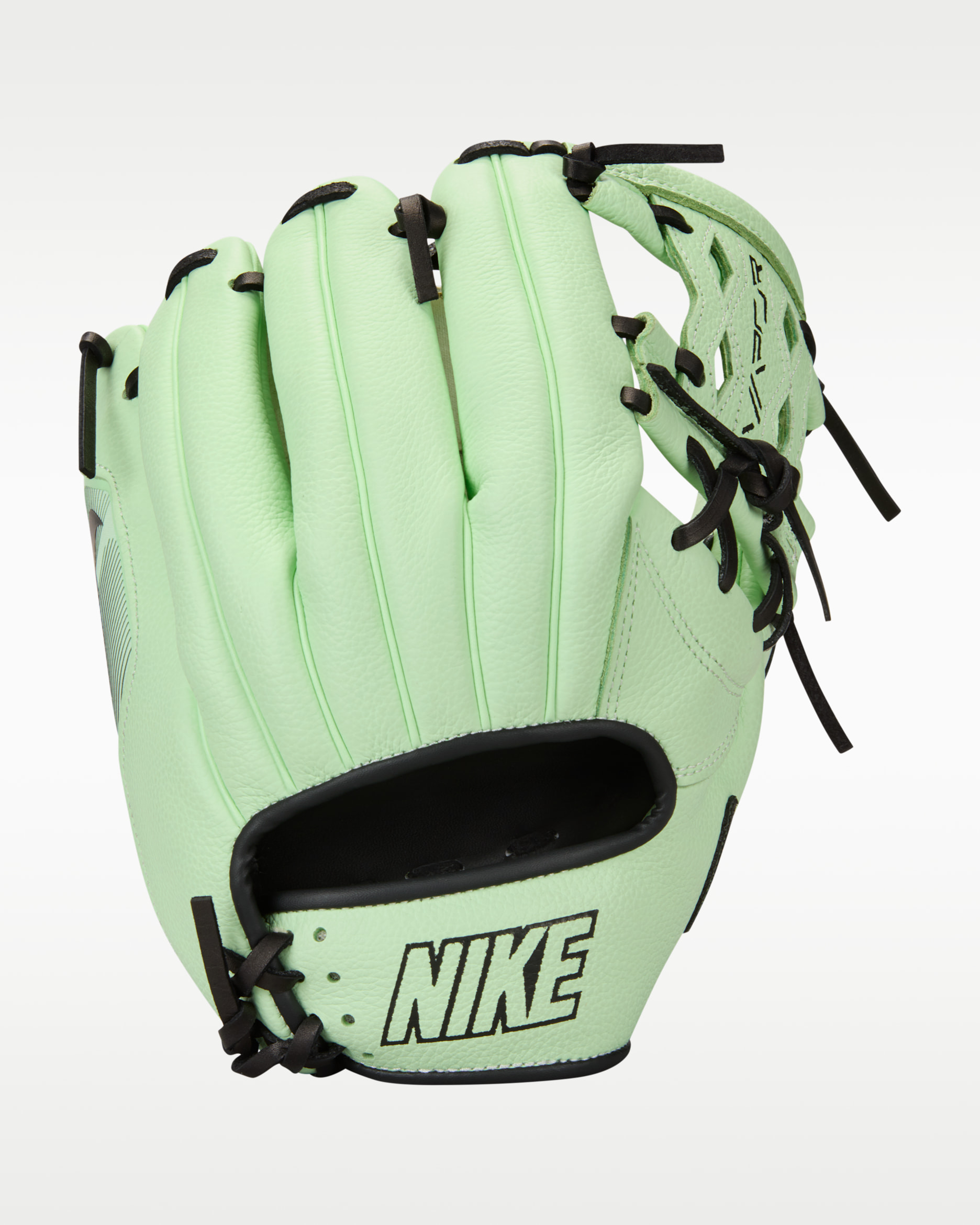 Guante de campo de béisbol Nike Vapor para mano derecha - Verde vapor/Negro/Negro