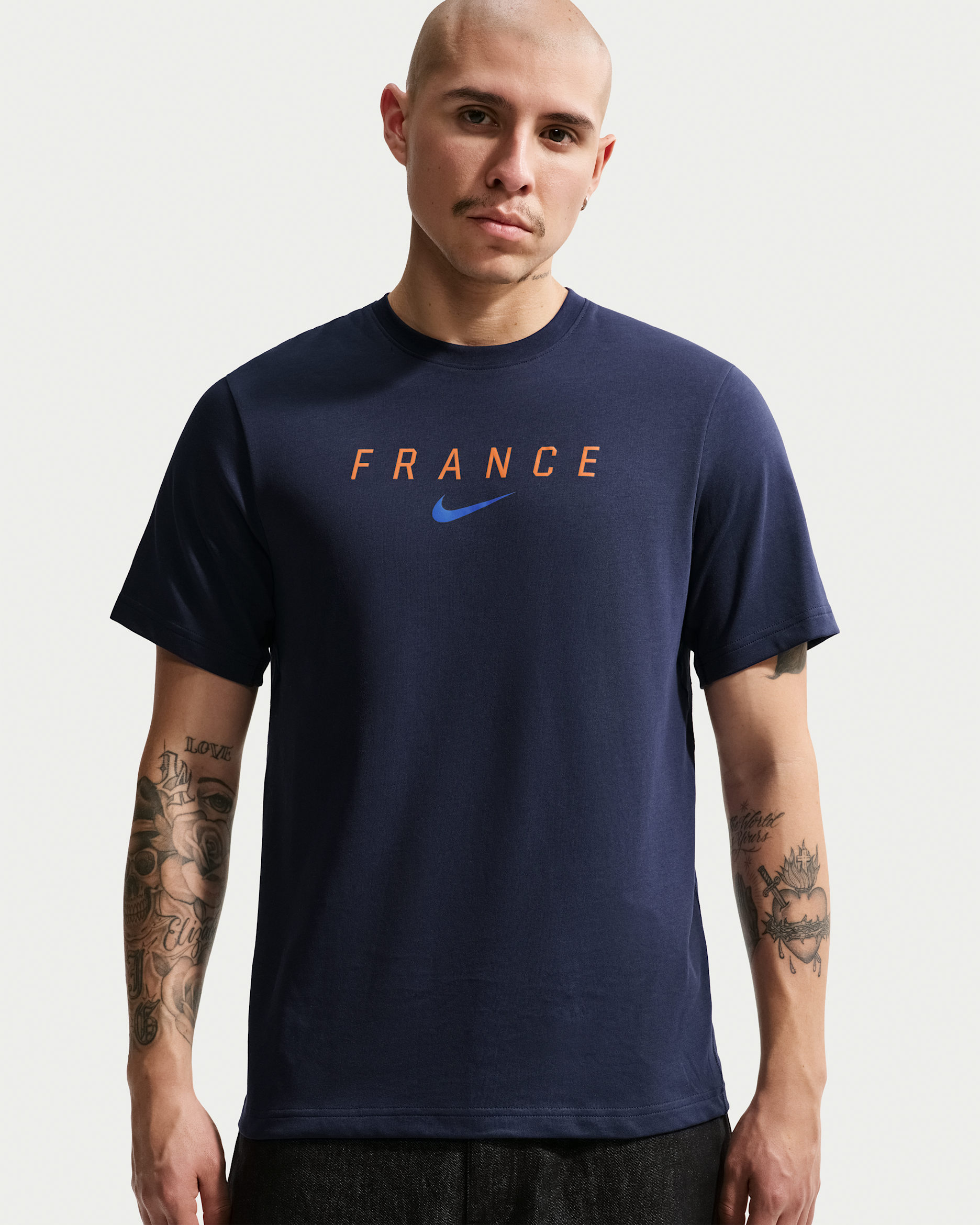 FFF Primary Men's Nike Dri-FIT Football T-Shirt - Blackened Blue/Game Royal