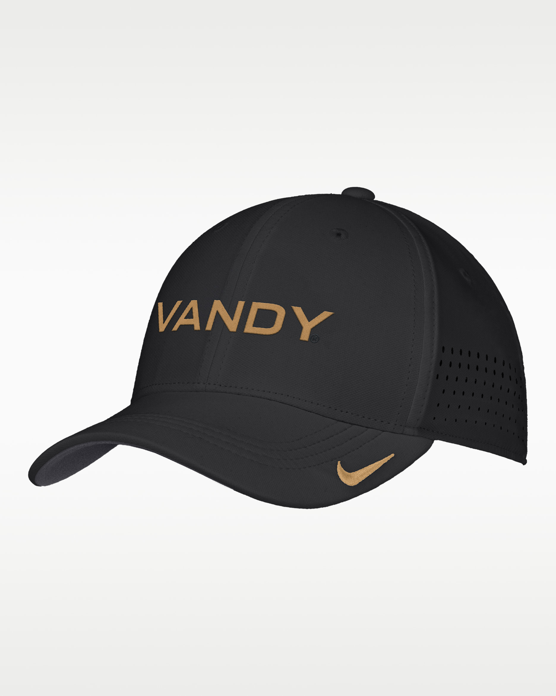 Vanderbilt Sideline Men's Nike Dri-FIT College Hat - Black