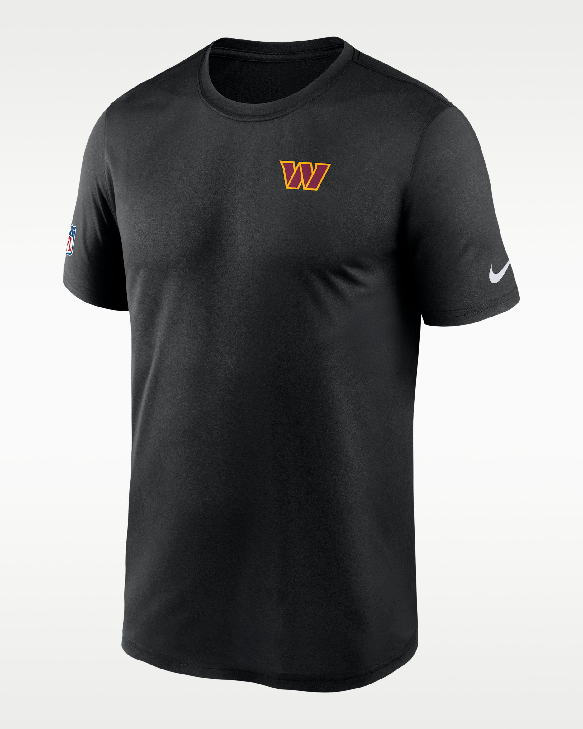 Playera Nike Dri-FIT de la NFL para hombre Washington Commanders Legend Small Logo - Negro