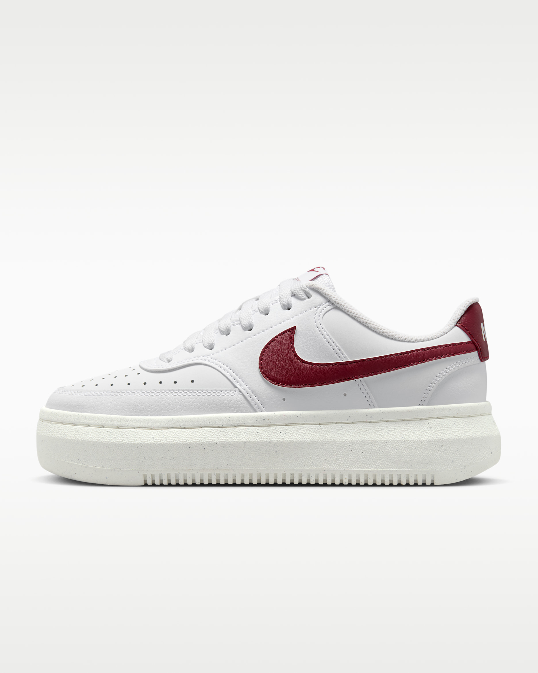 Nike Court Vision Alta 女鞋 - 白色/Sail/Team Red