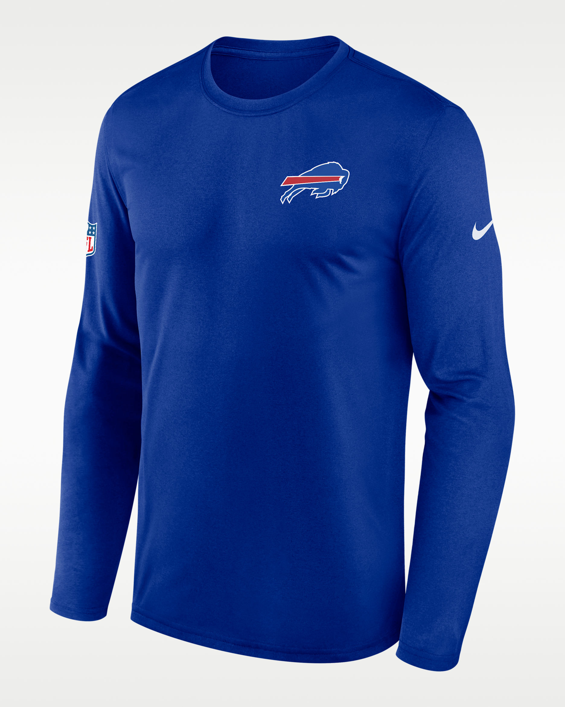 Buffalo Bills Legend Small Logo Men's Nike Dri-FIT NFL Long-Sleeve T-Shirt - Royal