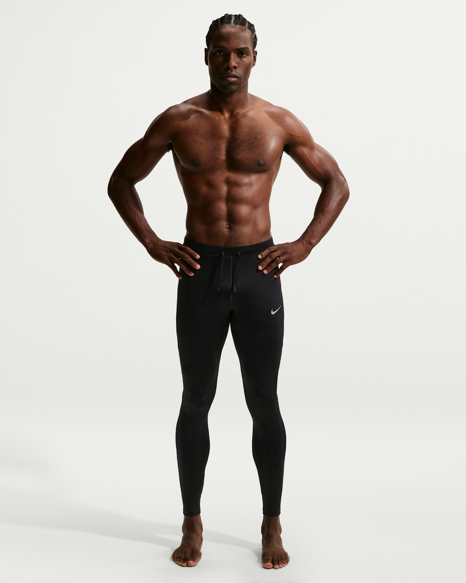 Ανδρικό κολάν για τρέξιμο Dri-FIT Nike Miler - Μαύρο/Μαύρο