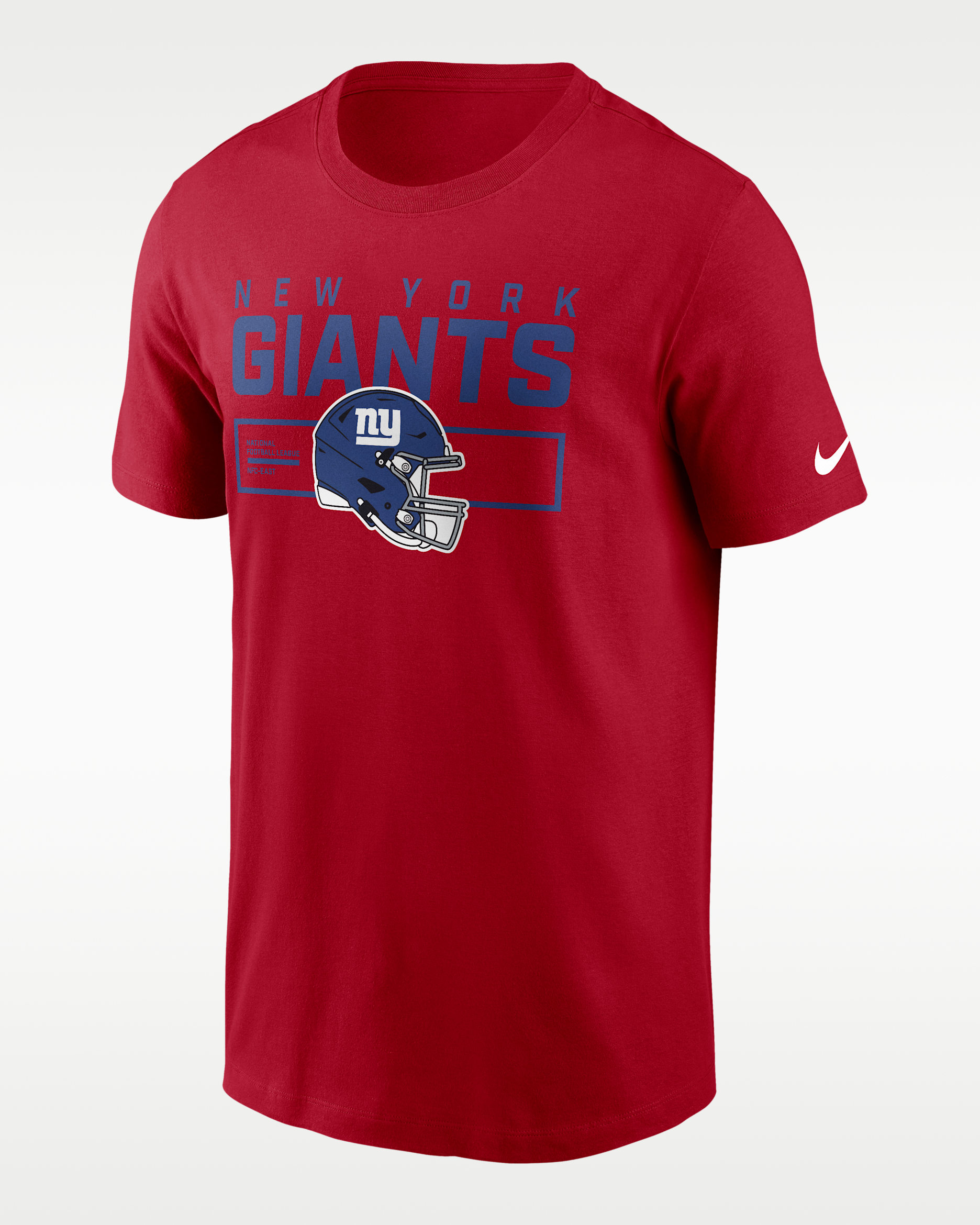 New York Giants Helmet Essential Men's Nike NFL T-Shirt - Red