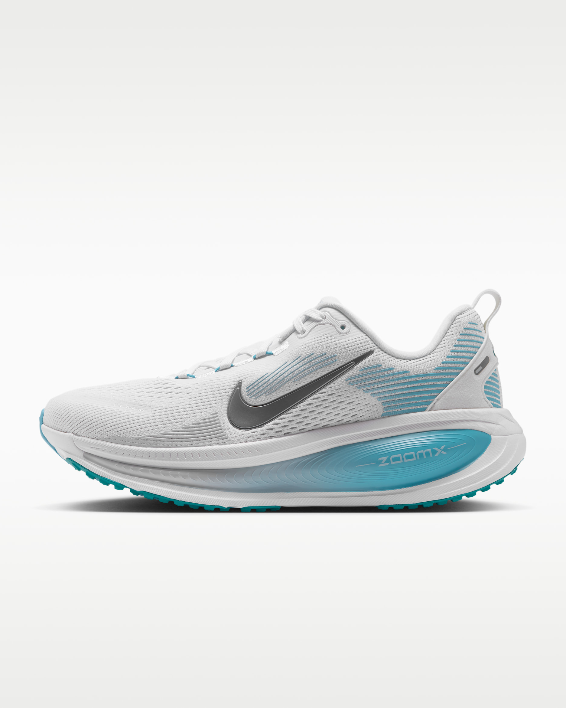 Nike Vomero 18 hardloopschoenen voor dames (straat) - Wit/Energy/Baltic Blue/Metallic Cool Grey