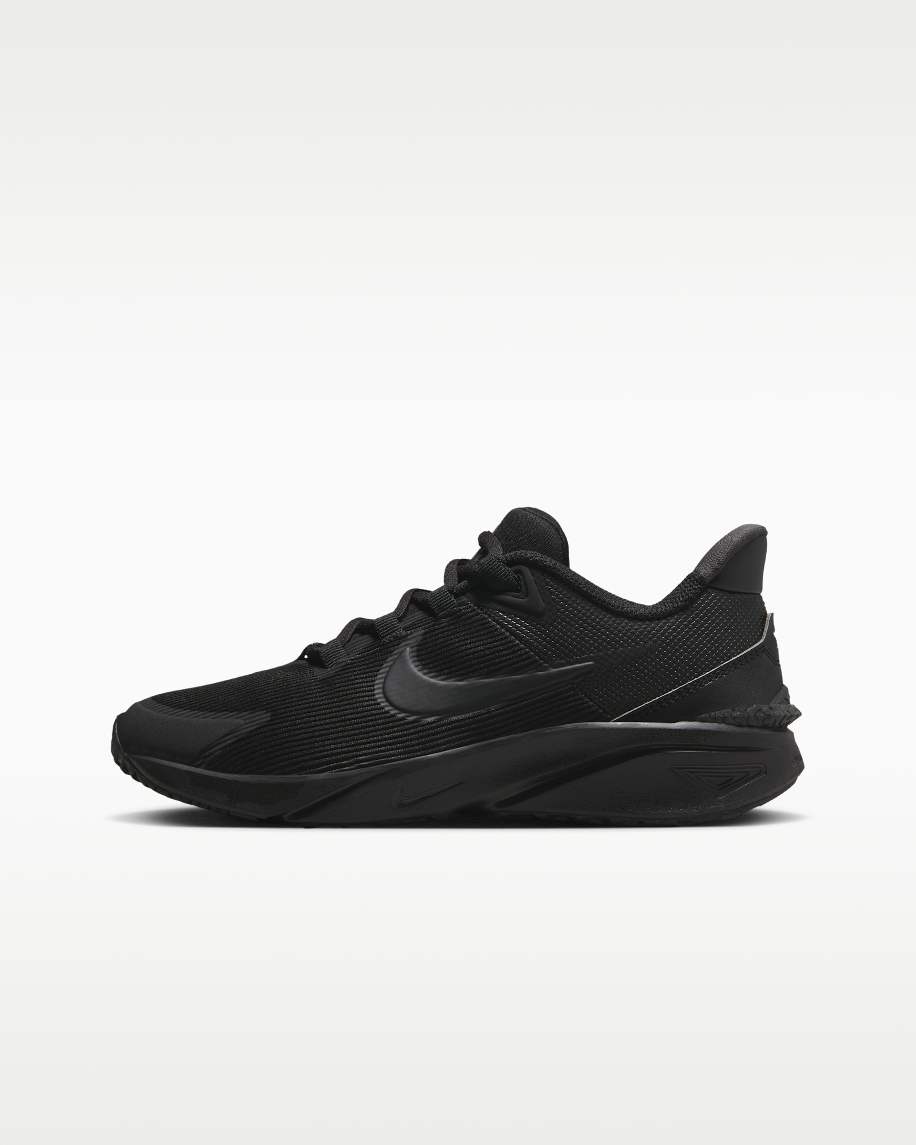 รองเท้าวิ่งโร้ดรันนิ่งเด็กโต Nike Star Runner 4 - ดำ/ดำ/Anthracite/ดำ