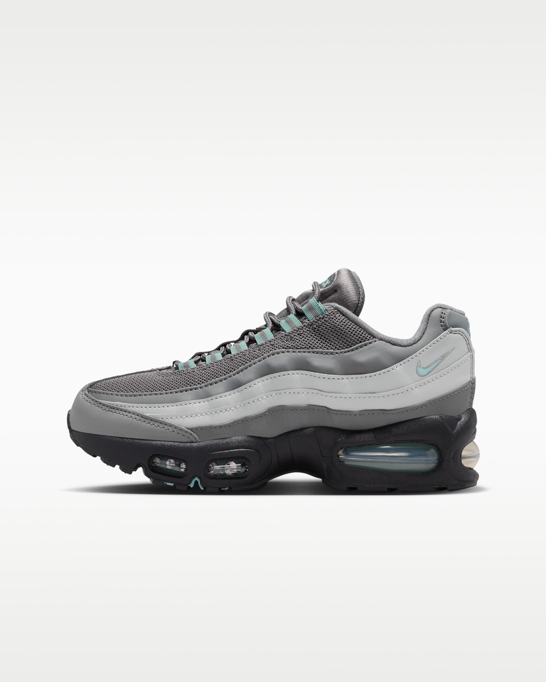 Nike Air Max 95 Genç Çocuk Ayakkabısı - Smoke Grey/Smoke Grey/Light Smoke Grey/Cannon