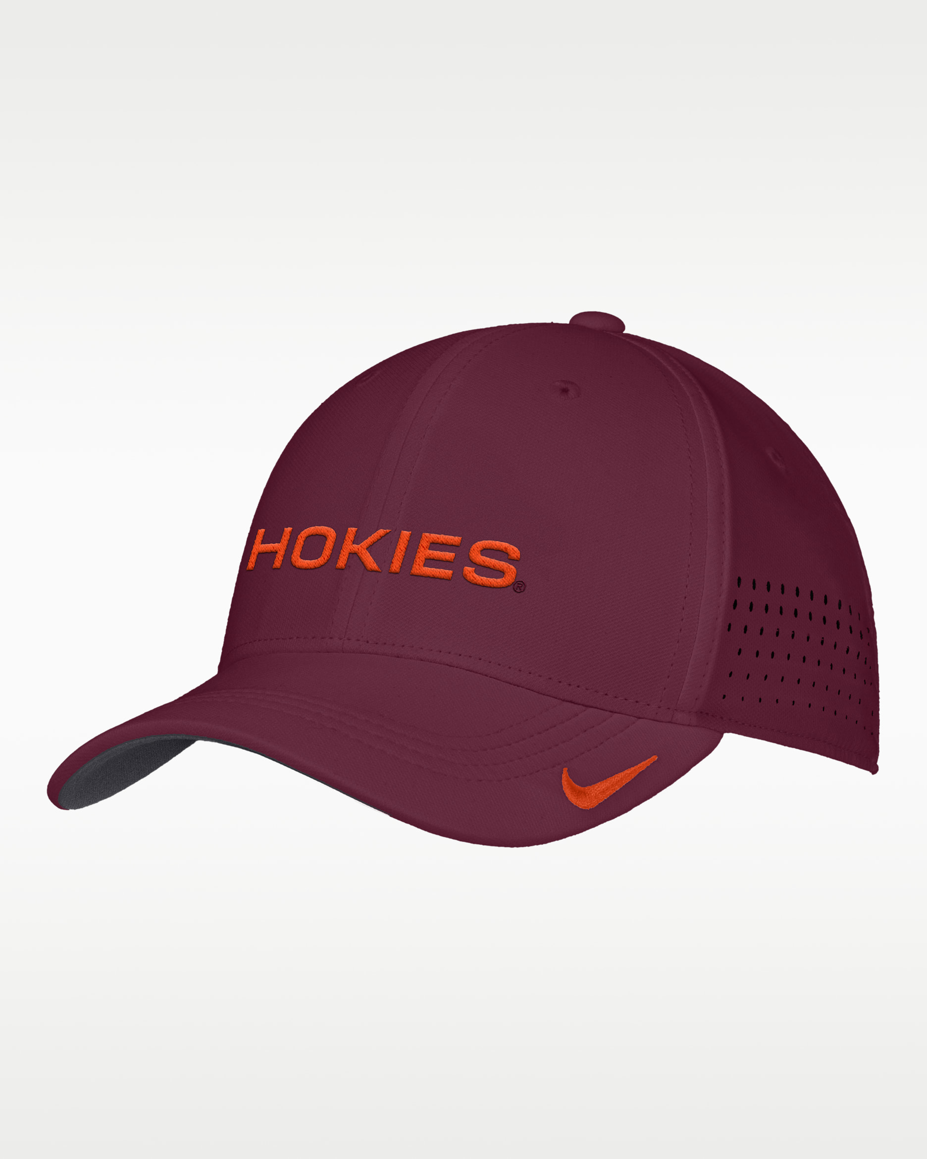 Virginia Tech Sideline Men's Nike Dri-FIT College Hat - Deep Maroon