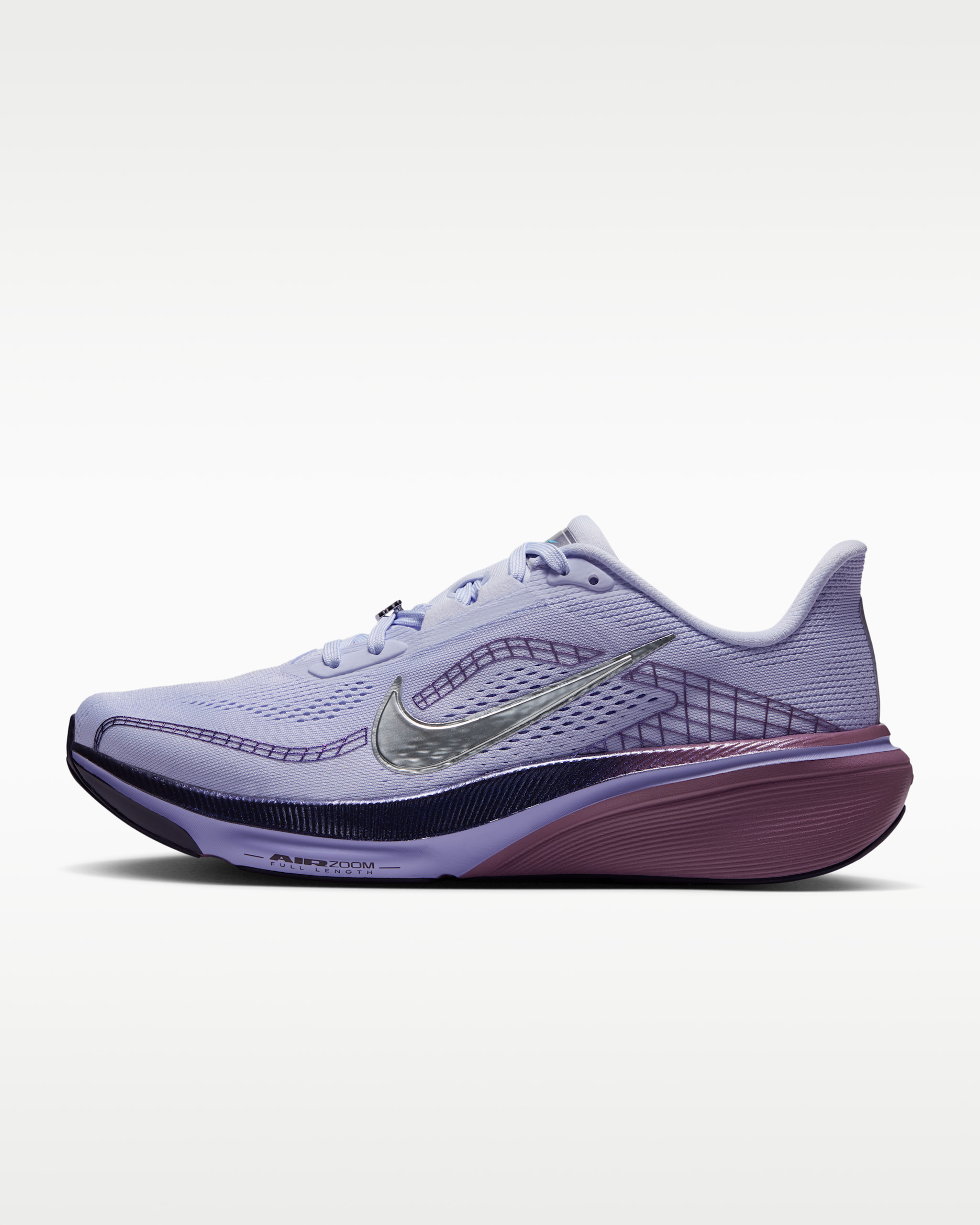 Nike Pegasus 42 SE Women's Road-Running Shoes - Palest Purple/Gridiron/Purple Pulse/Metallic Silver