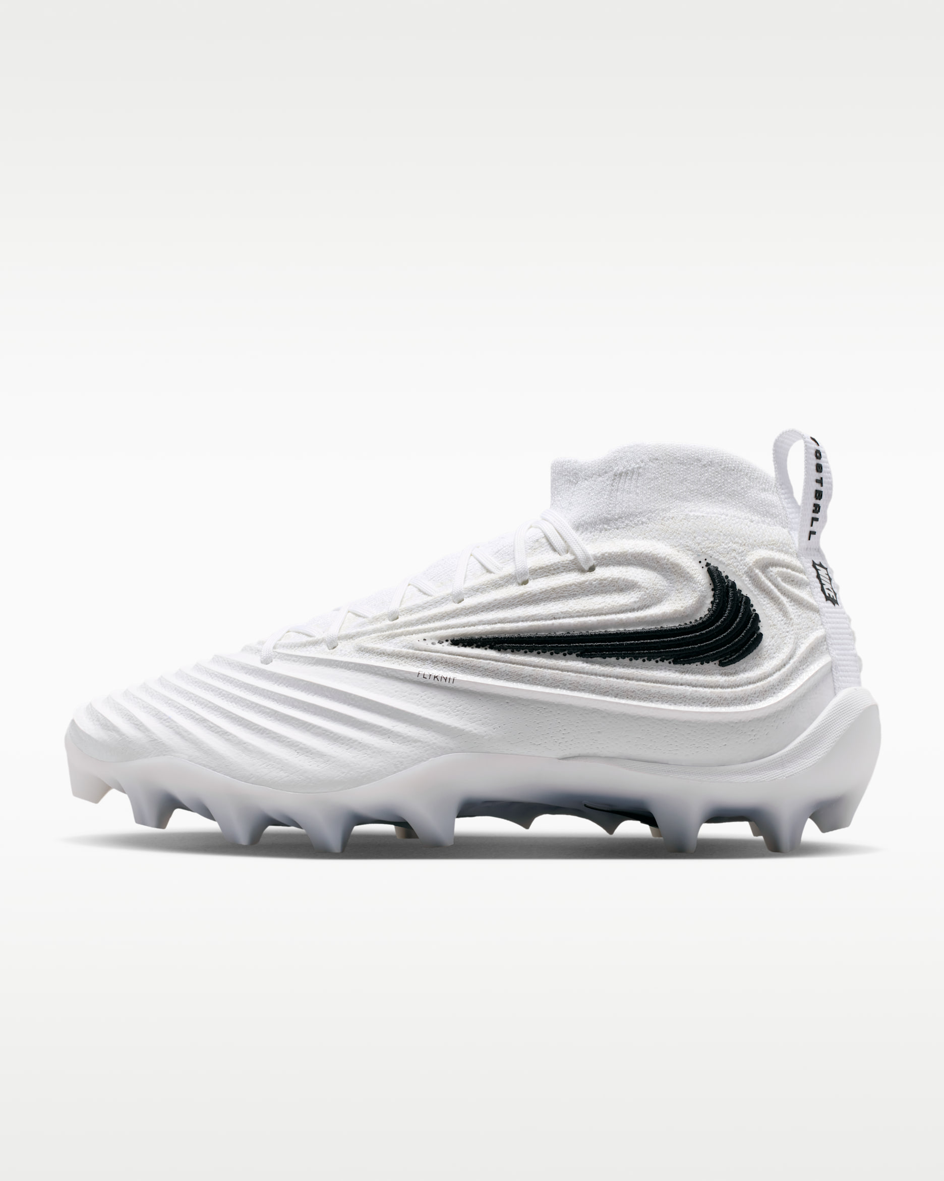 Nike Alpha Menace 5 Elite Men's Football Cleats - White/White/Black