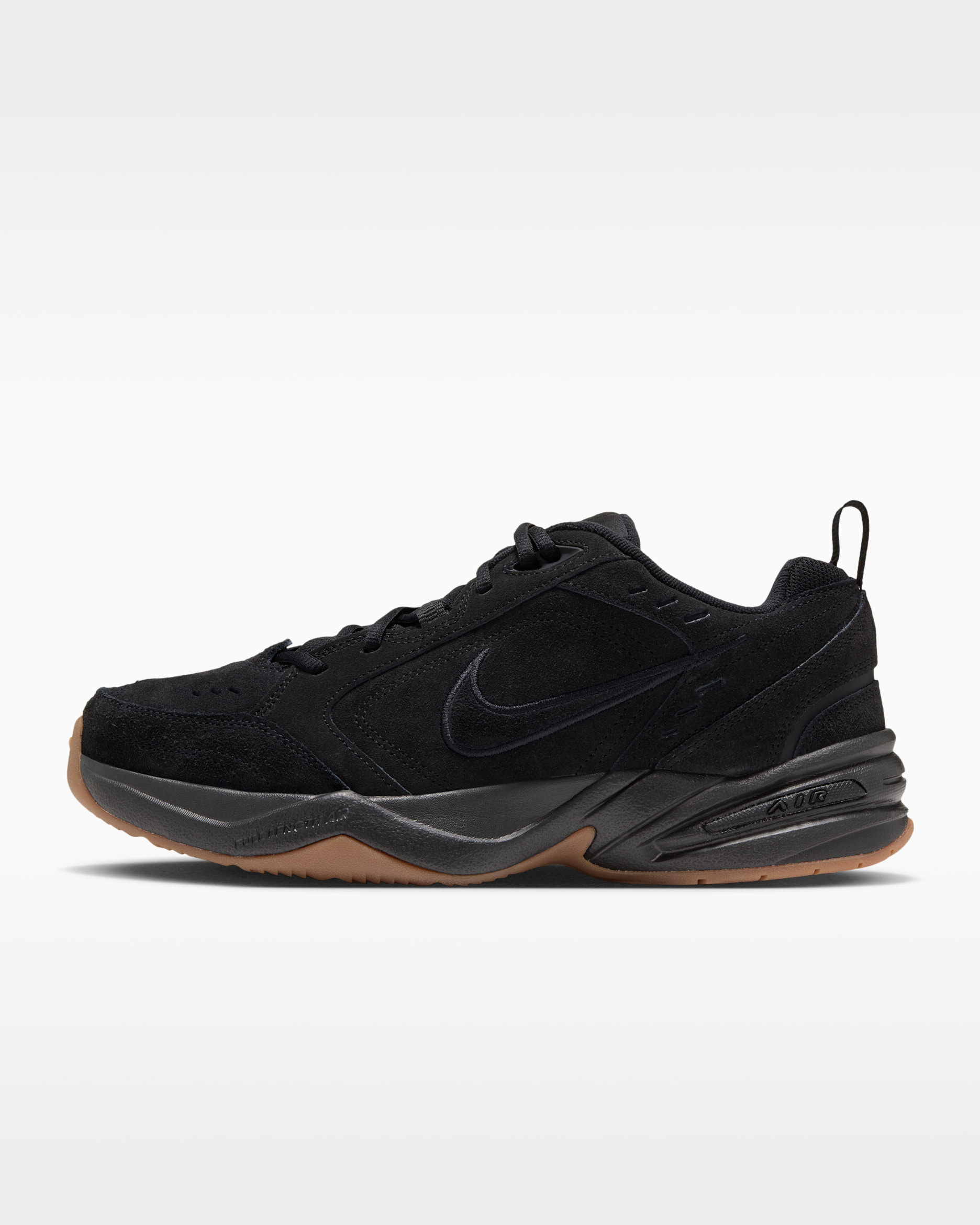 Nike Air Monarch SE Men's Workout Shoes - Black/Gum Medium Brown/Black