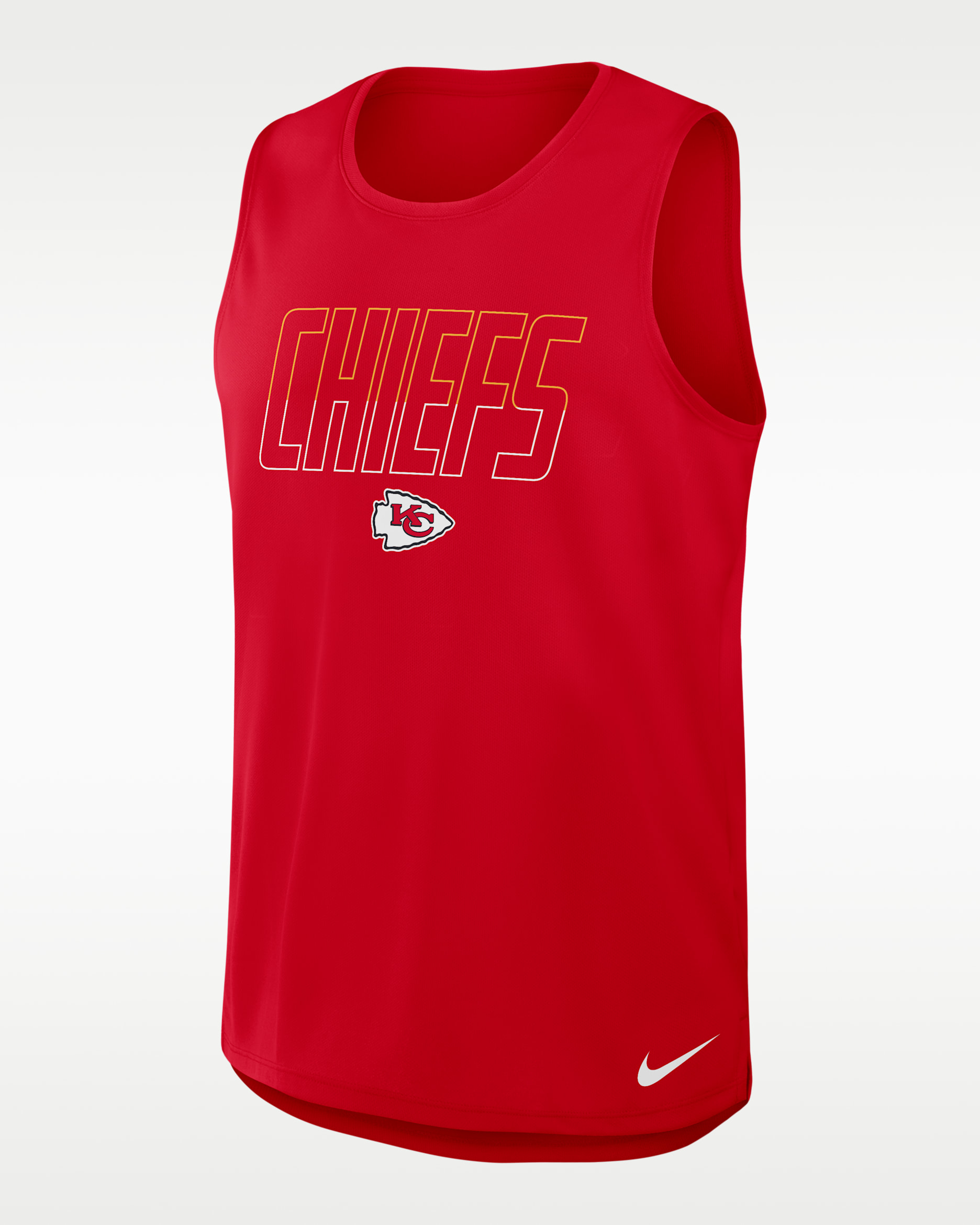 Kansas City Chiefs Men's Nike Dri-FIT NFL Tank Top - Red