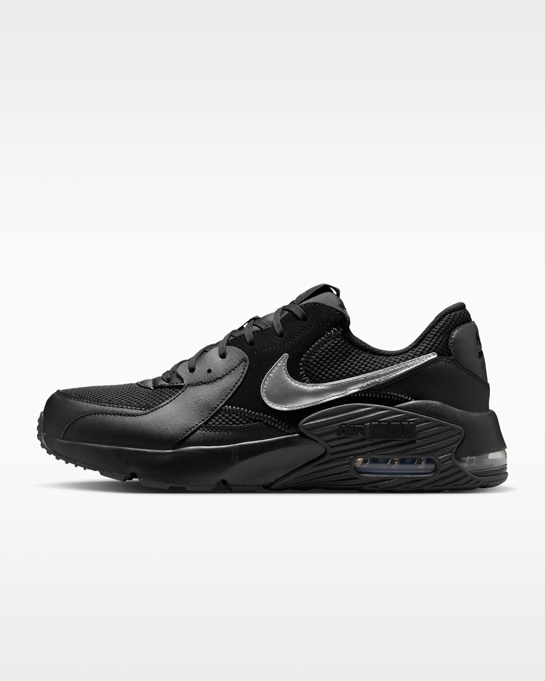 Nike Air Max Excee Men's Shoes - Black/Dark Smoke Grey/Metallic Silver