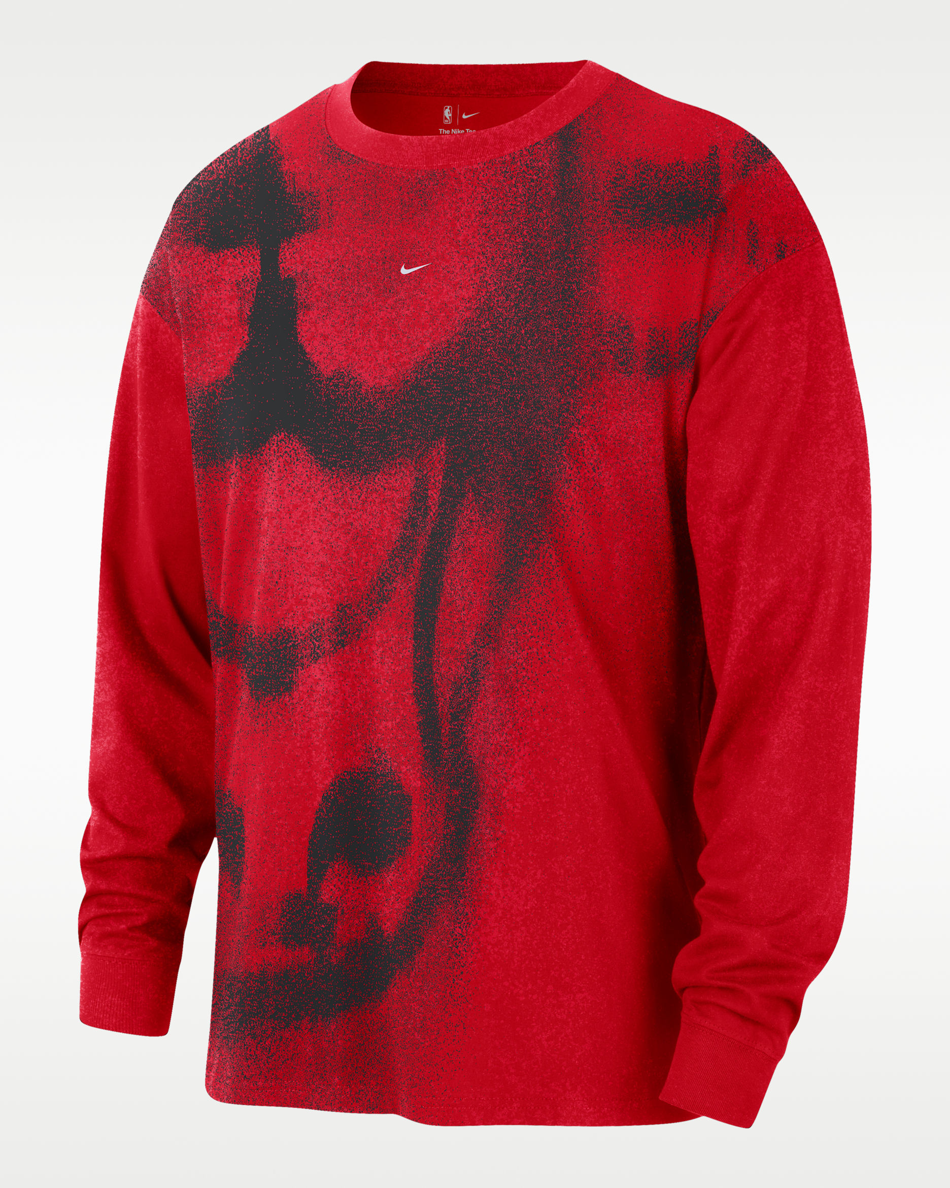 Chicago Bulls Essential Anthem Men's Long-Sleeve Basketball T-Shirt - University Red