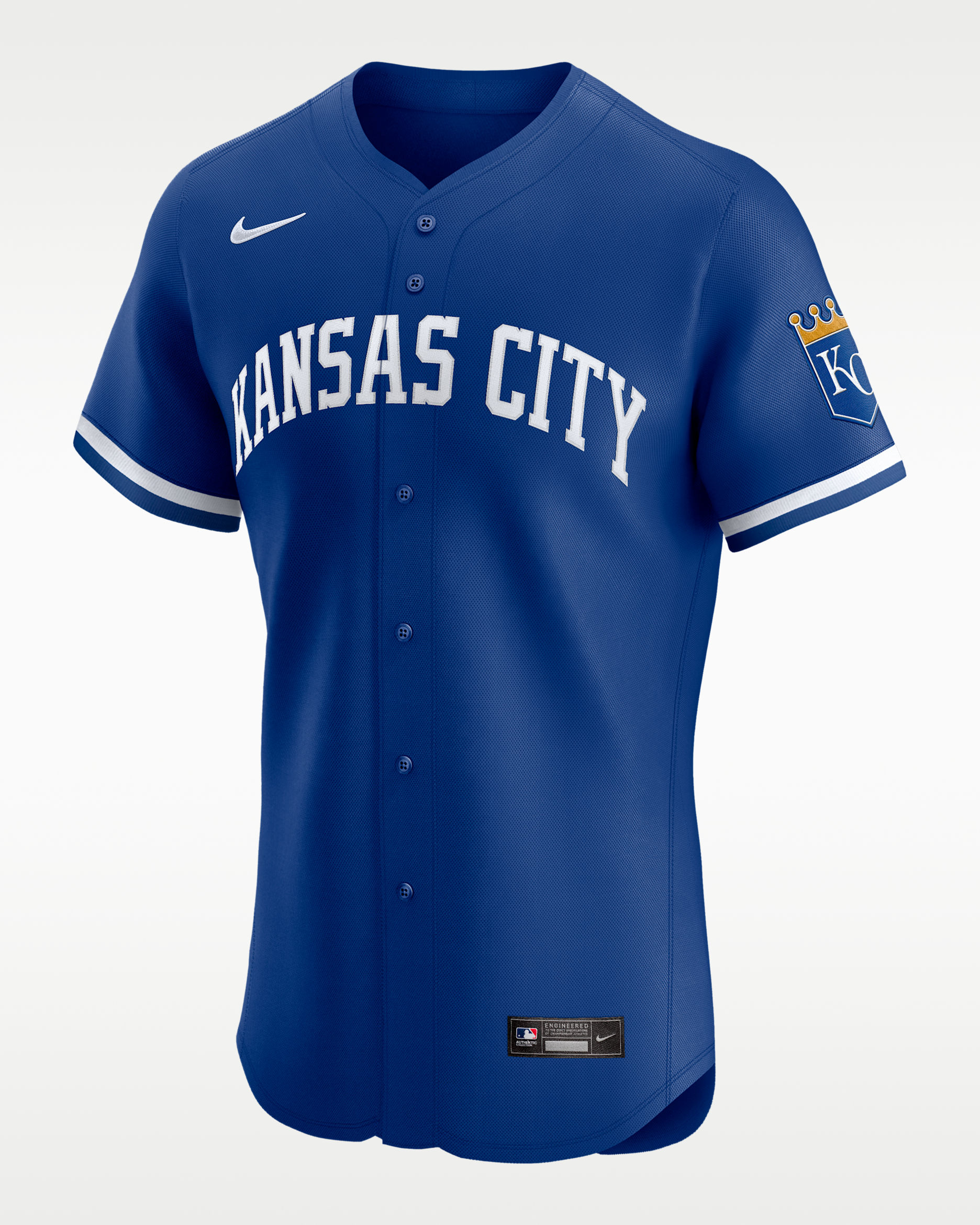 Kansas City Royals Men's Nike Dri-FIT ADV MLB Elite Jersey - Blue