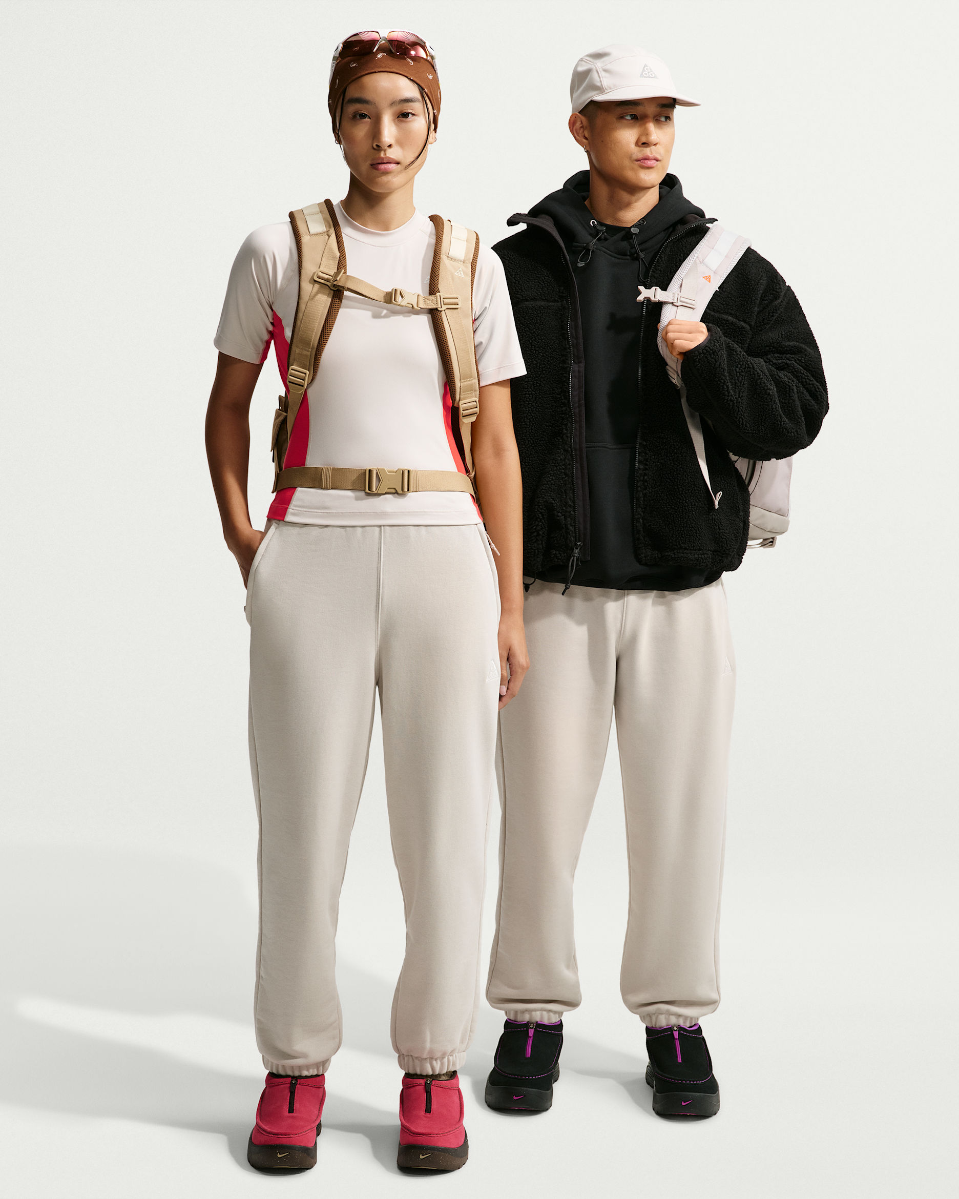 ACG "Tuff Fleece" Dri-FIT Pants - Light Orewood Brown/Summit White