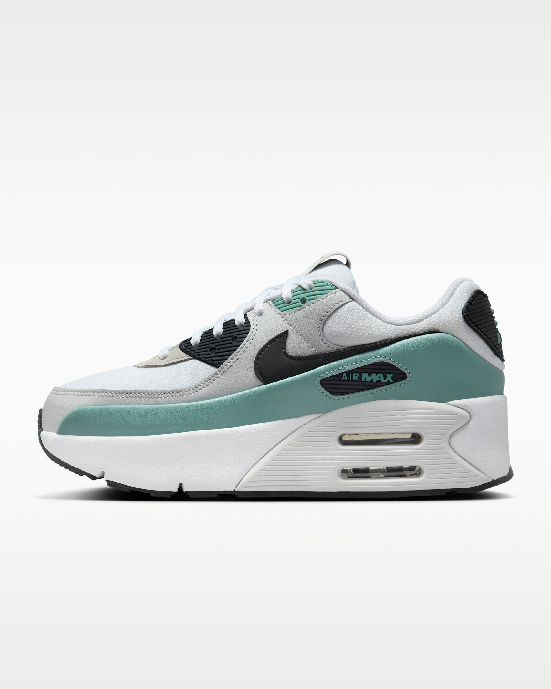 Nike Air Max 90 LV8 Women's Shoes - White/Cannon/Vast Grey/Anthracite