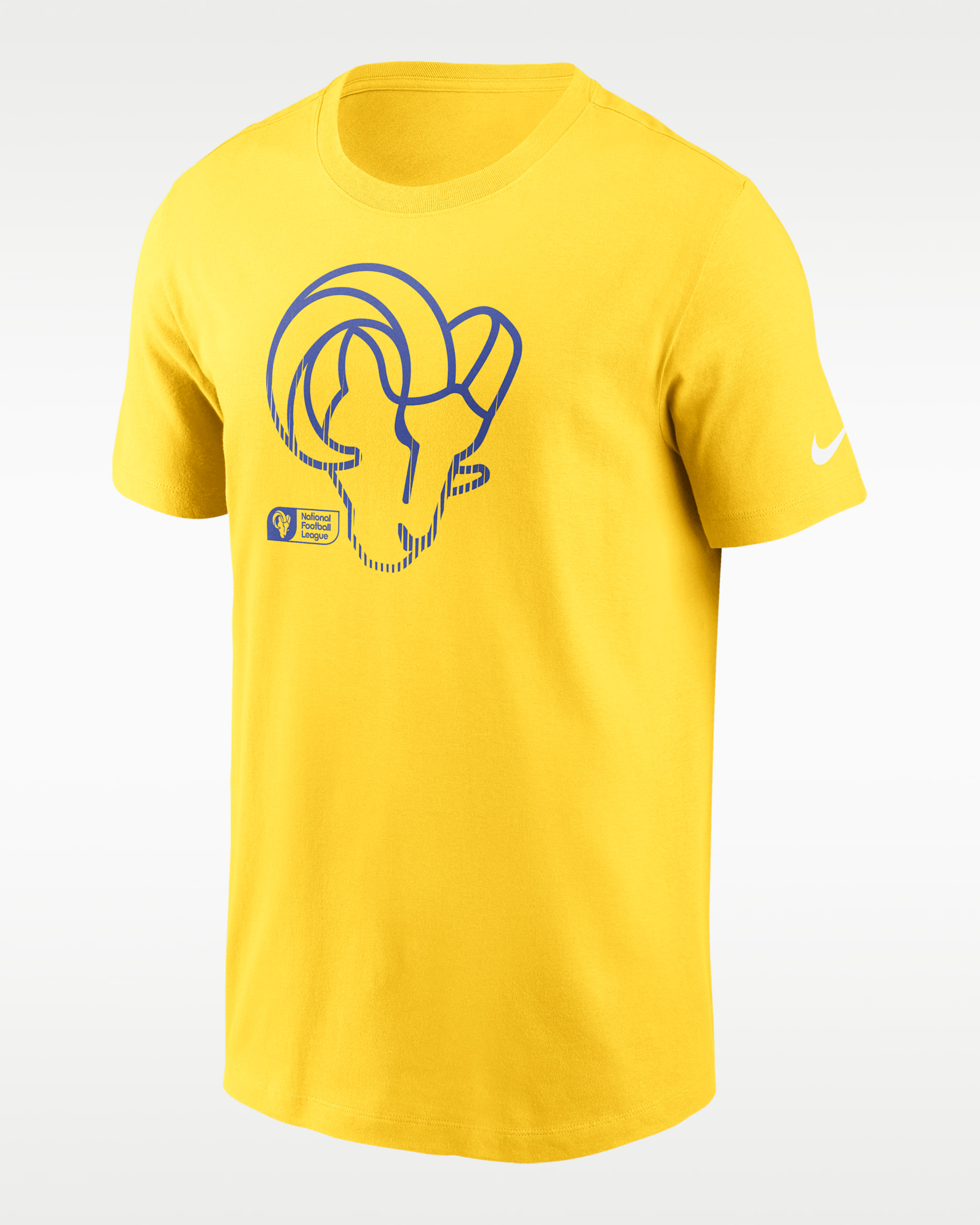 Los Angeles Rams Faded Essential Men's Nike NFL T-Shirt - Gold