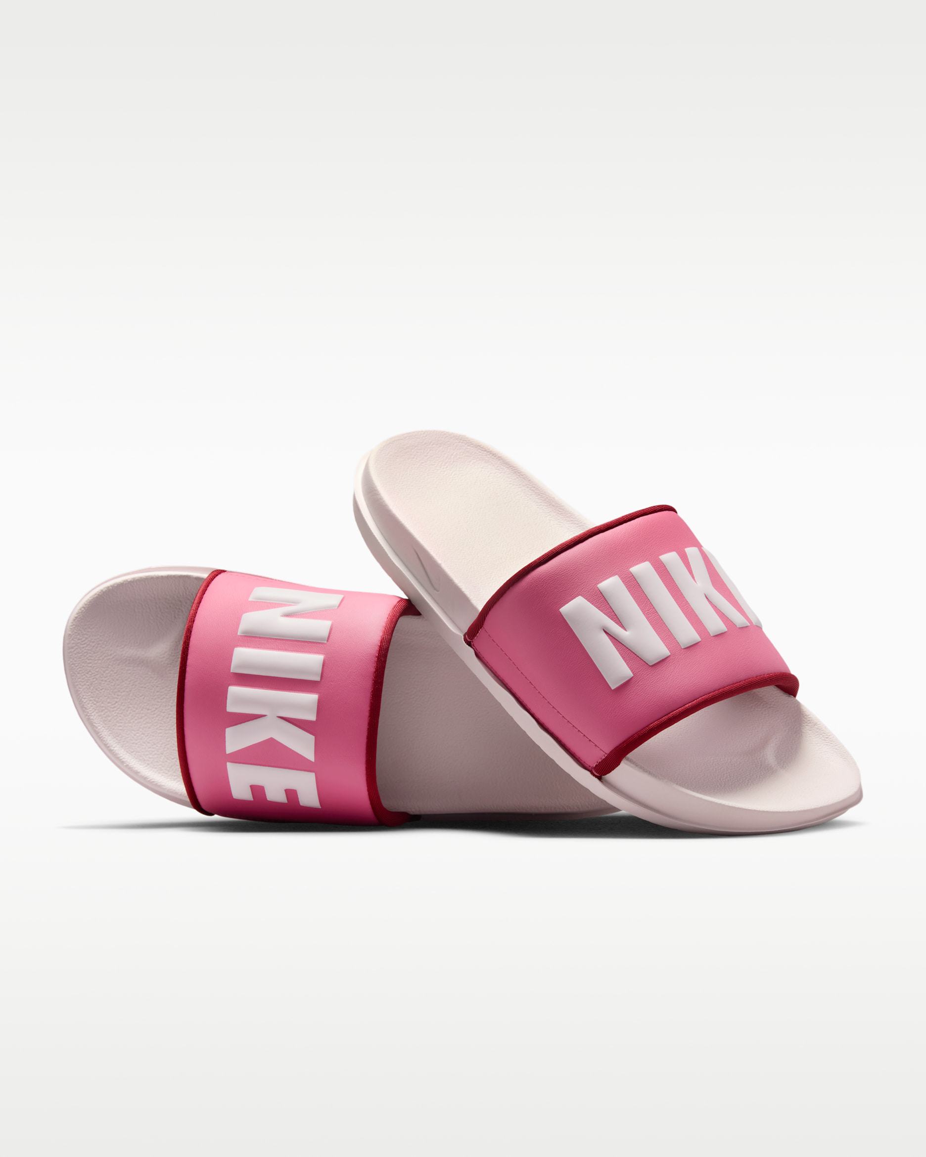 Nike Offcourt Women's Slides - Peony/Team Red/Pearl Pink