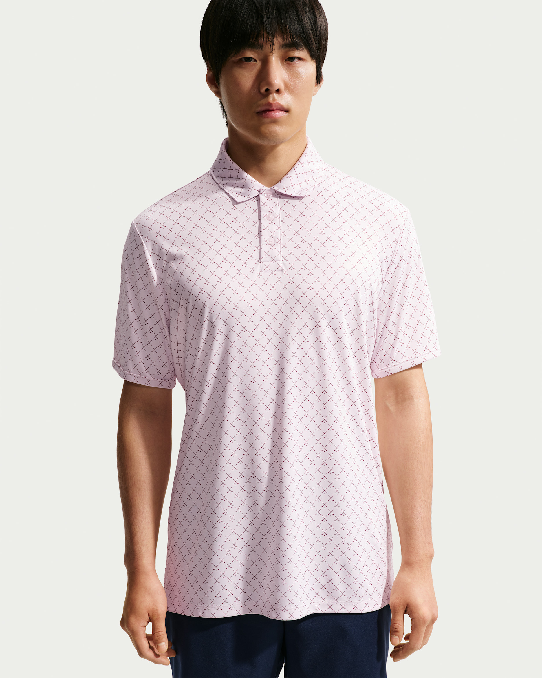 Nike Par Men's Dri-FIT Golf Polo - Pearl Pink/Pearl Pink