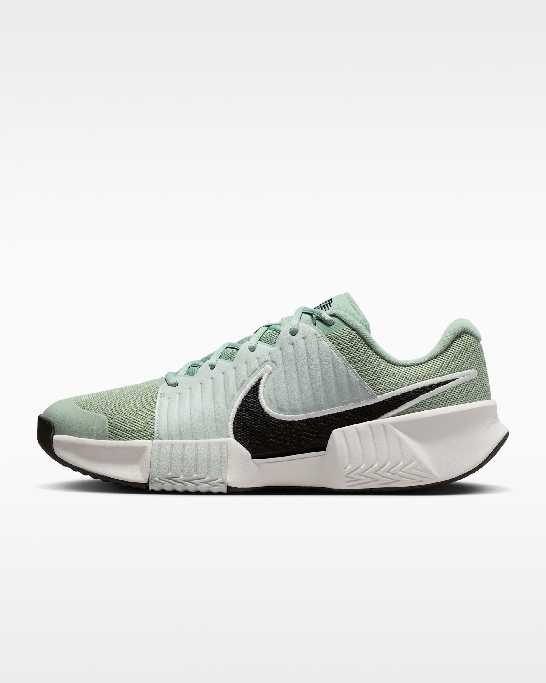 Nike GP Challenge Pro Women's Clay Court Tennis Shoes - Steam/Light Silver/White/Black