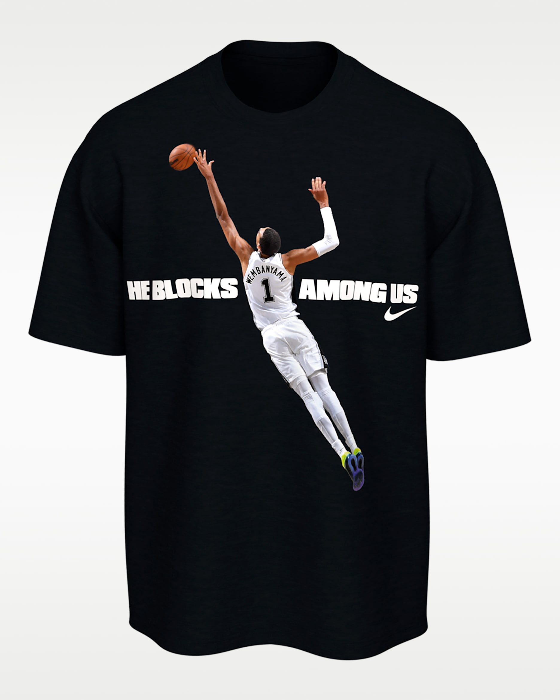 Victor Wembanyama San Antonio Spurs 2026 NBA Defensive Player of the Year Men's Nike NBA Basketball T-Shirt - Black