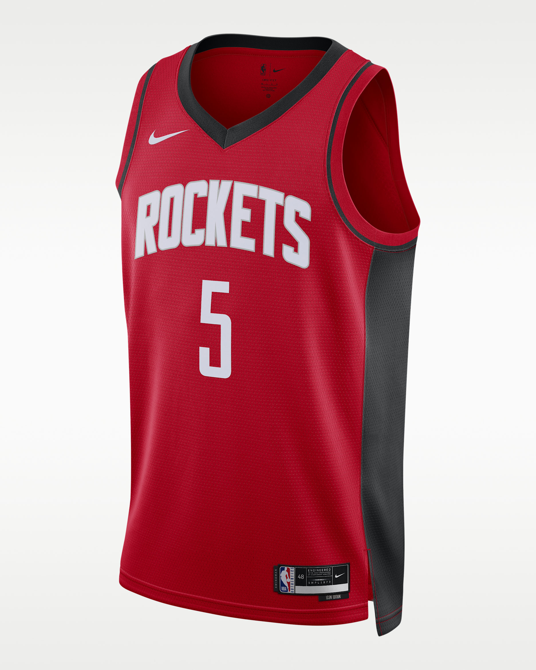Houston Rockets Icon Edition Men's Nike Dri-FIT NBA Swingman Jersey - University Red