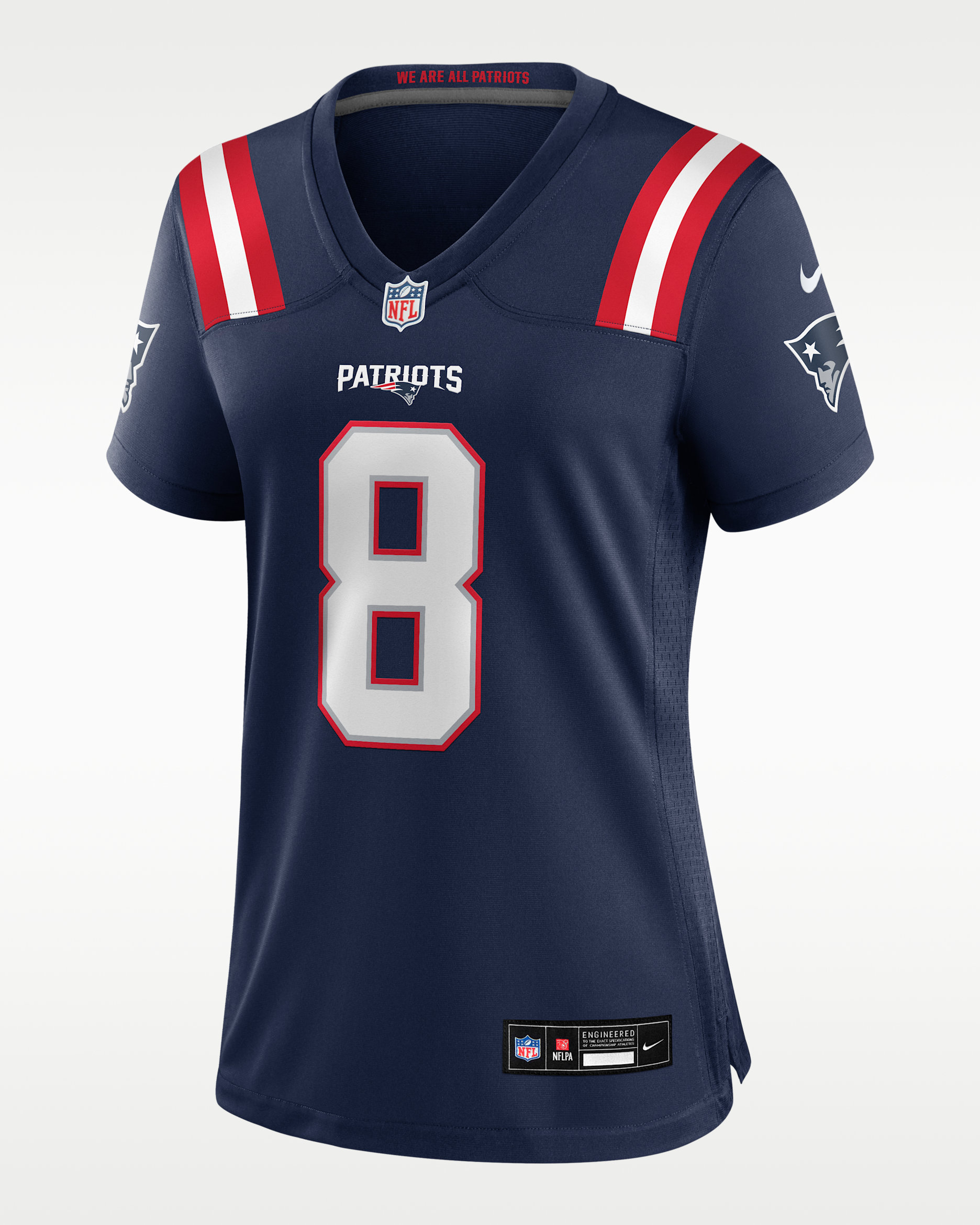 Stefon Diggs New England Patriots Women's Nike NFL Game Jersey - Navy