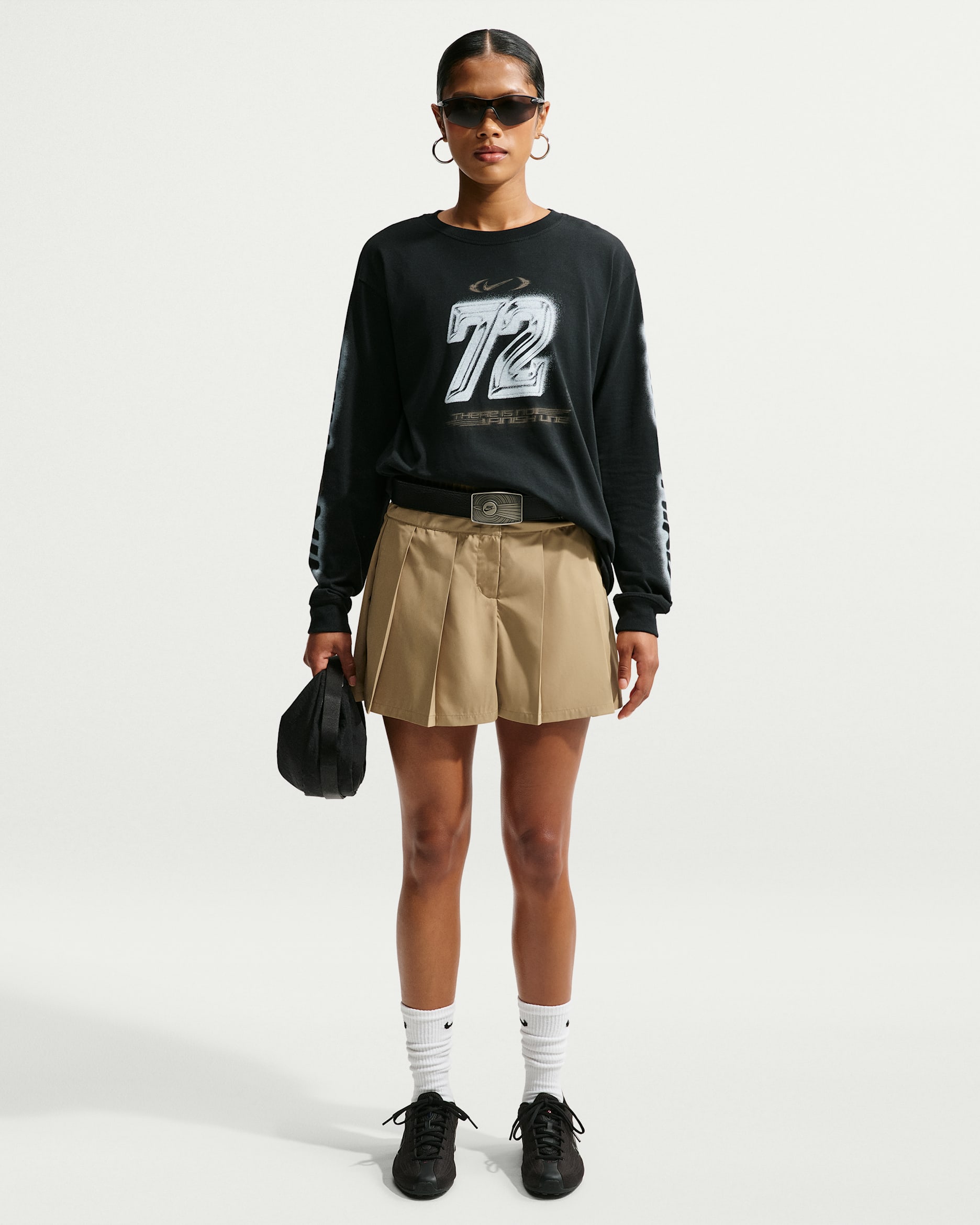 Nike Sportswear Women's Pleated Miniskirt - Parachute Beige/White