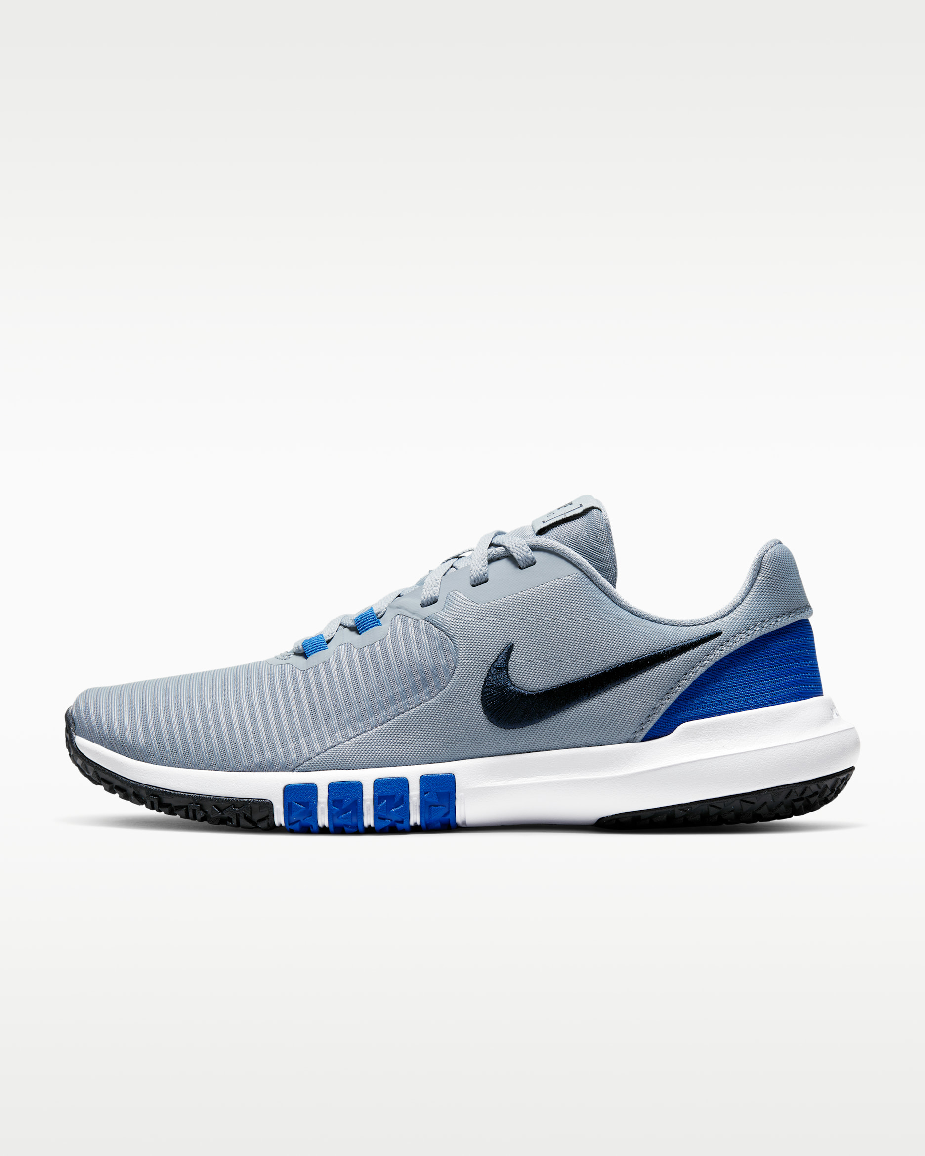 Nike Flex Control 4 Men's Workout Shoes - Obsidian Mist/Game Royal/White/Dark Obsidian