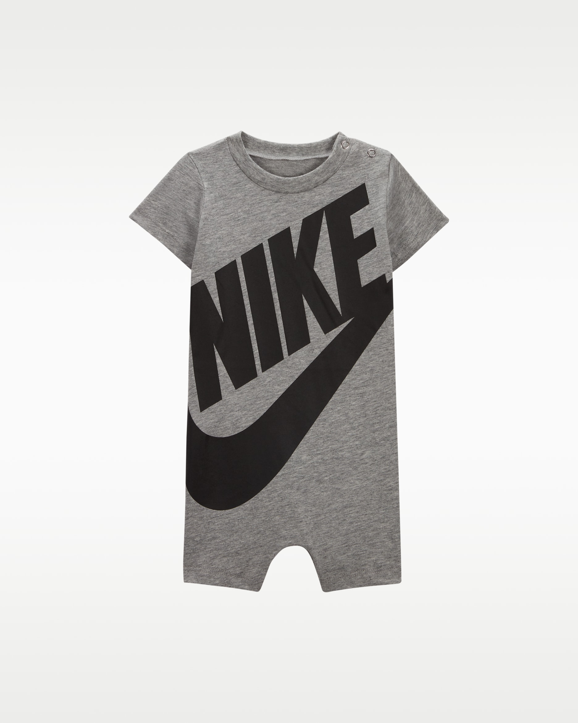 Mini-tuta Futura Nike – Bebè (0-9 mesi) - Dark Grey Heather/Nero