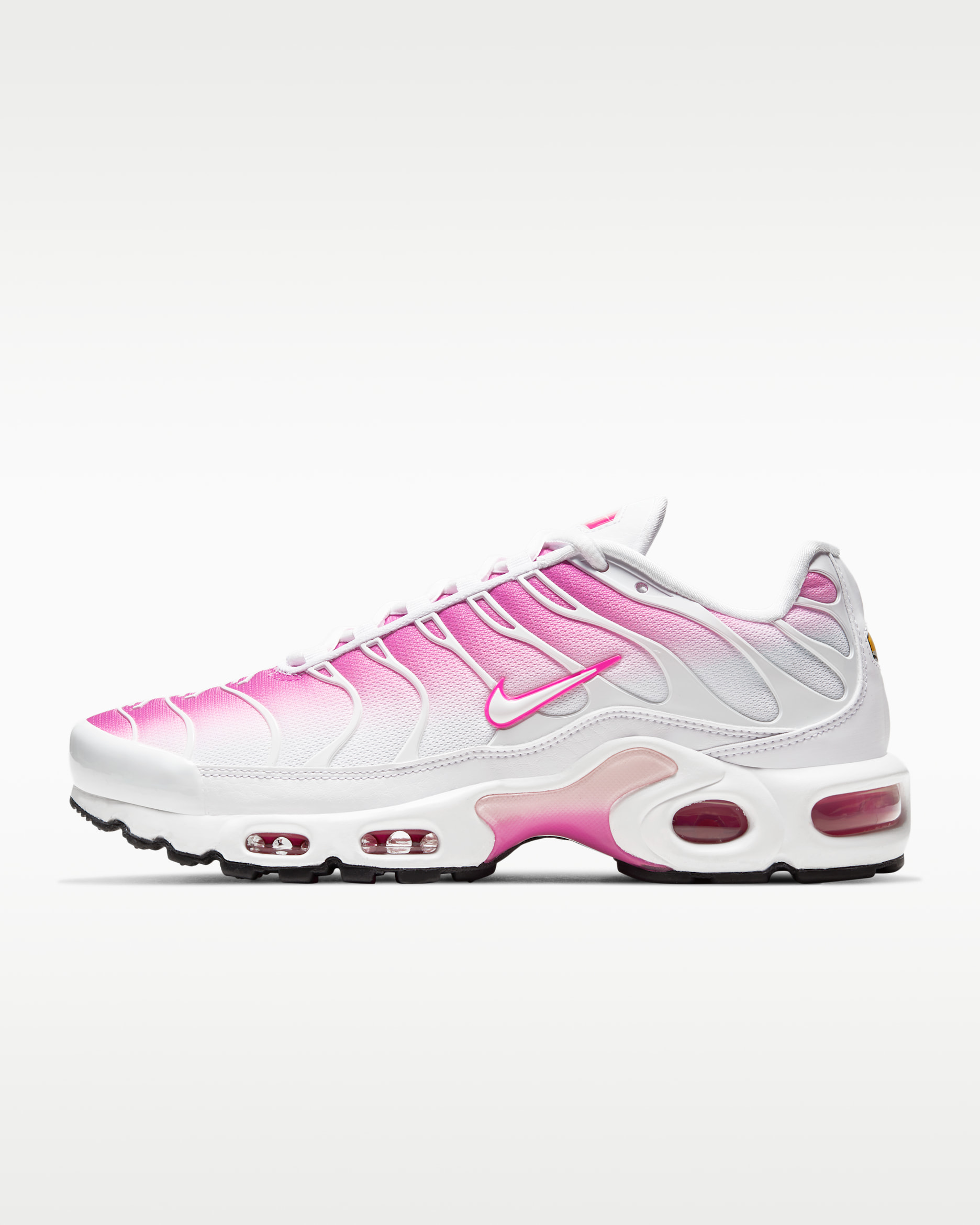 Nike Air Max Plus Women's Shoe - White/Pink Foam/Black/Fire Pink