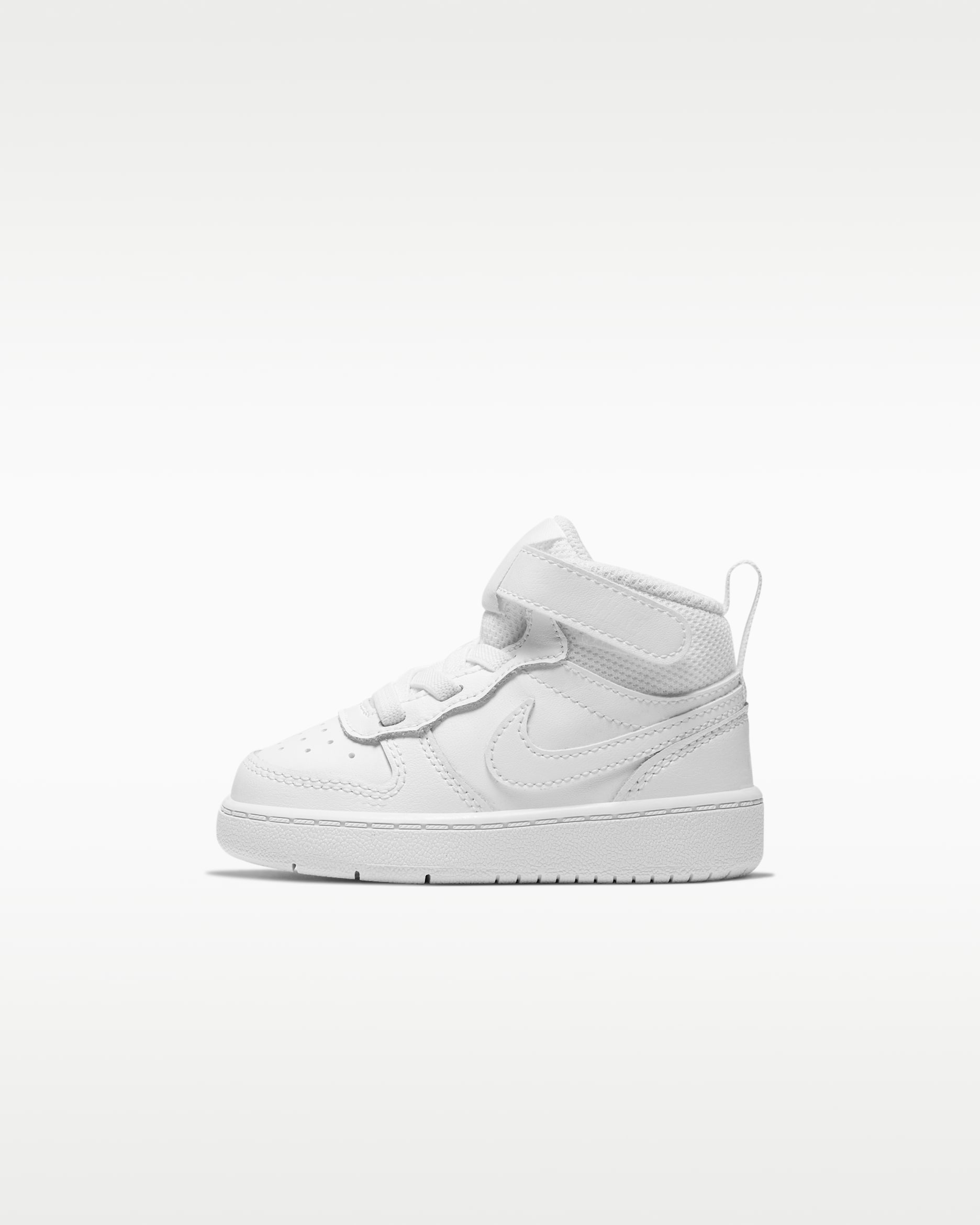 Nike Court Borough Mid 2 Baby/Toddler Shoes - White/White/White