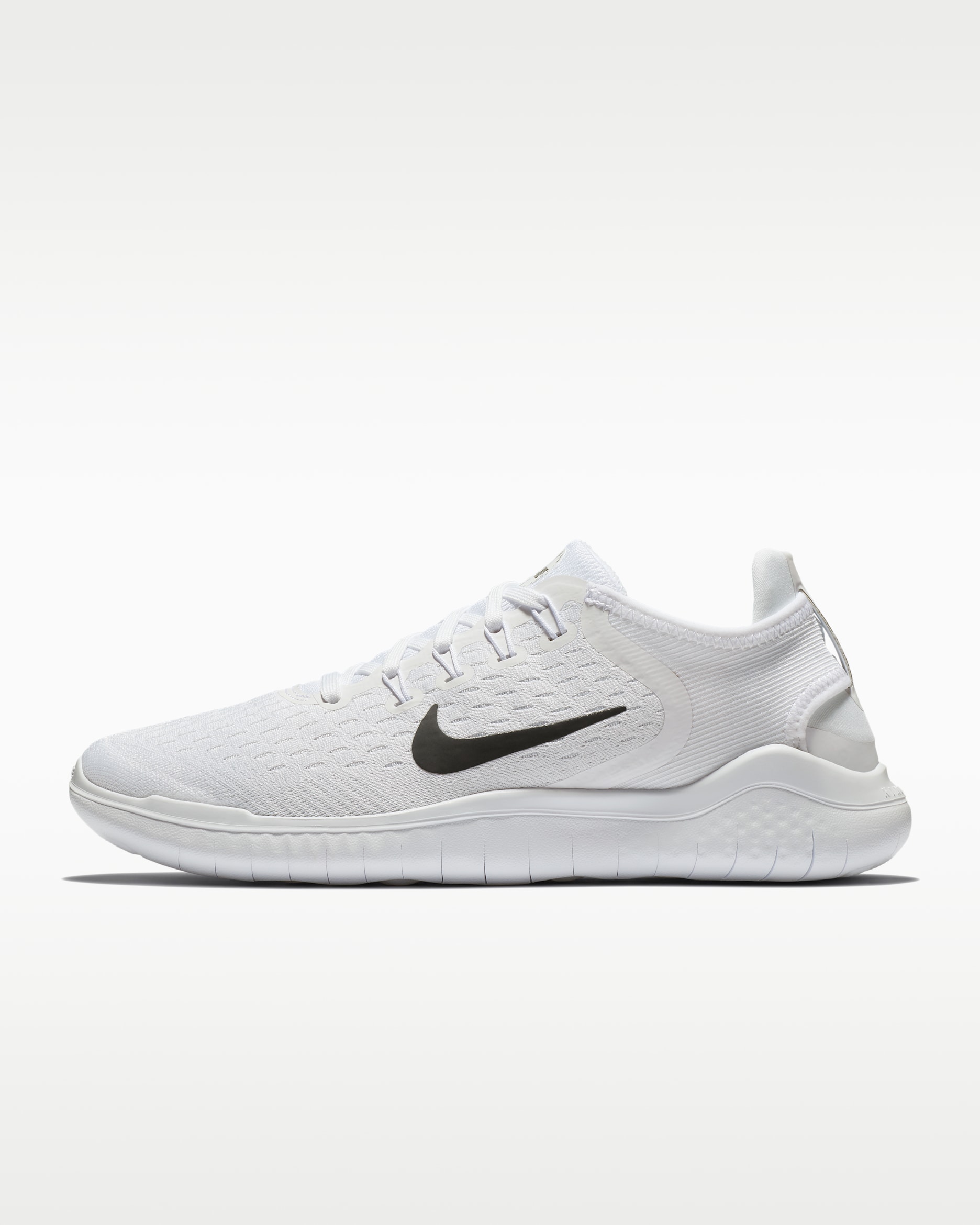 Tenis de correr para mujer Nike Free RN 2018 - Blanco/Negro