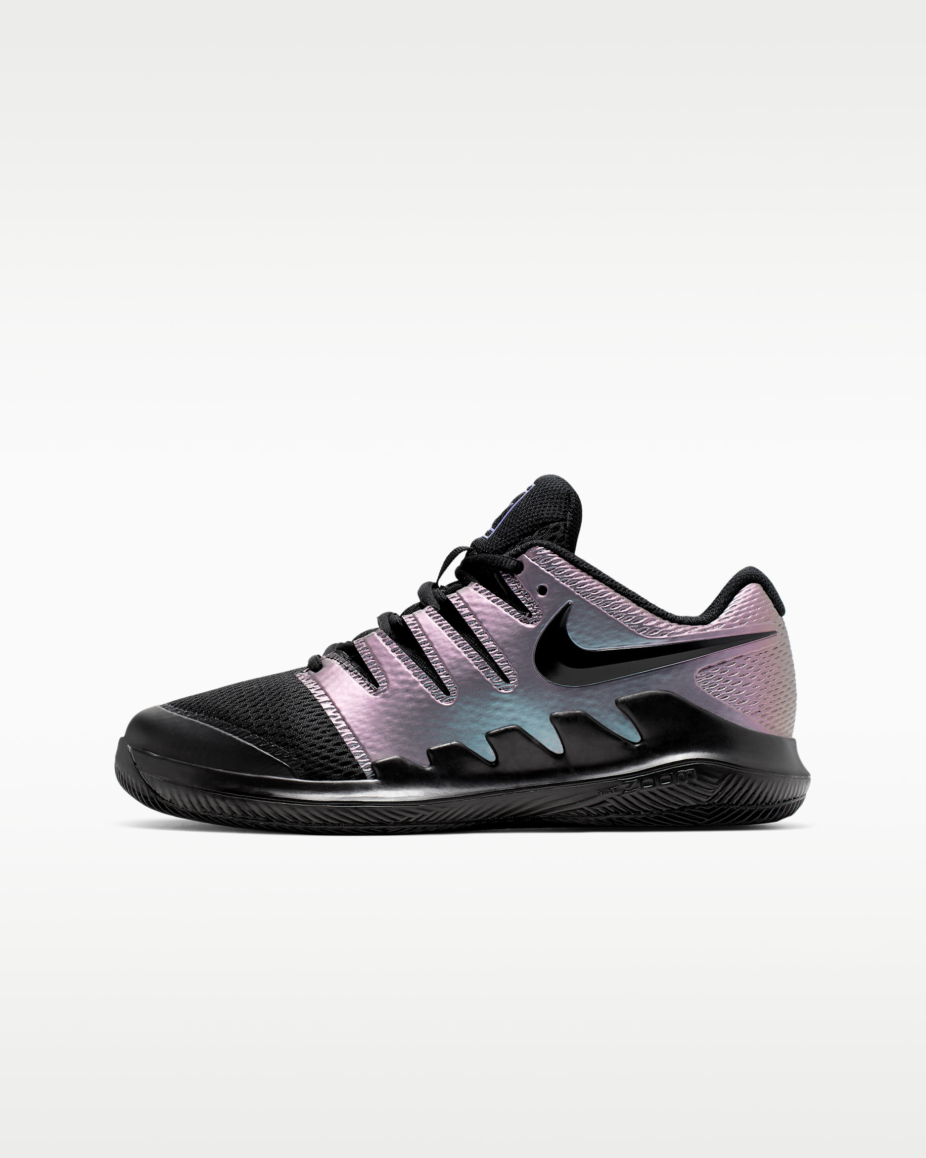 NikeCourt Jr. Vapor X Little/Big Kids' Tennis Shoes - Multi-Color/Psychic Purple/Black