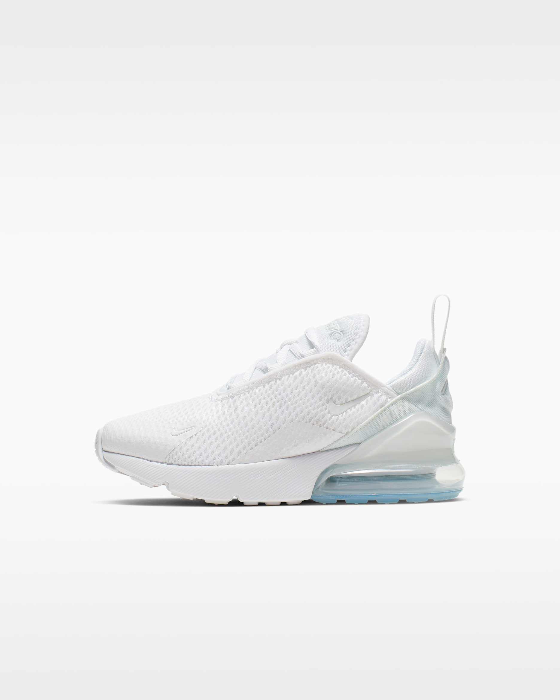 Chaussure Nike Air Max 270 pour enfant - Blanc/Metallic Silver/Blanc
