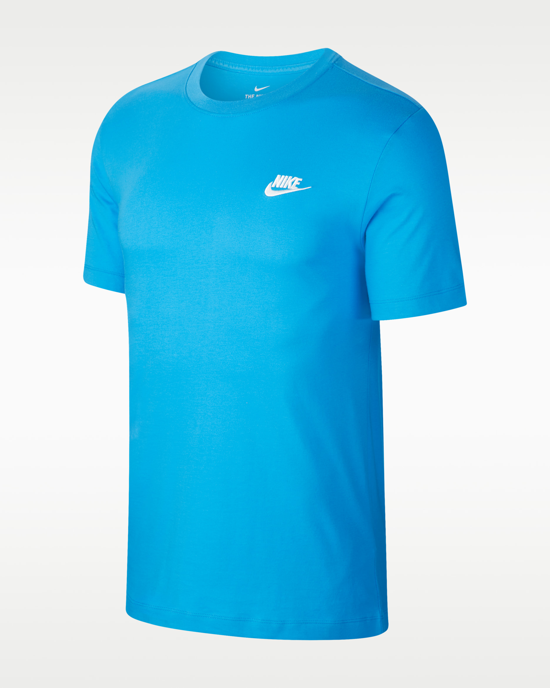 Nike Sportswear Club Men's T-Shirt - Light Photo Blue/White
