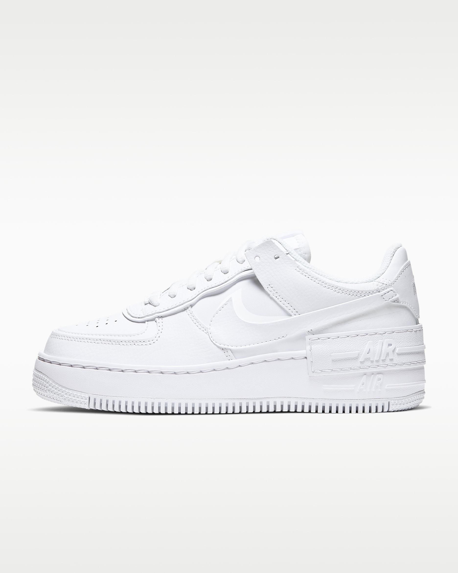 Nike Air Force 1 Shadow Women's Shoes - White/White/White