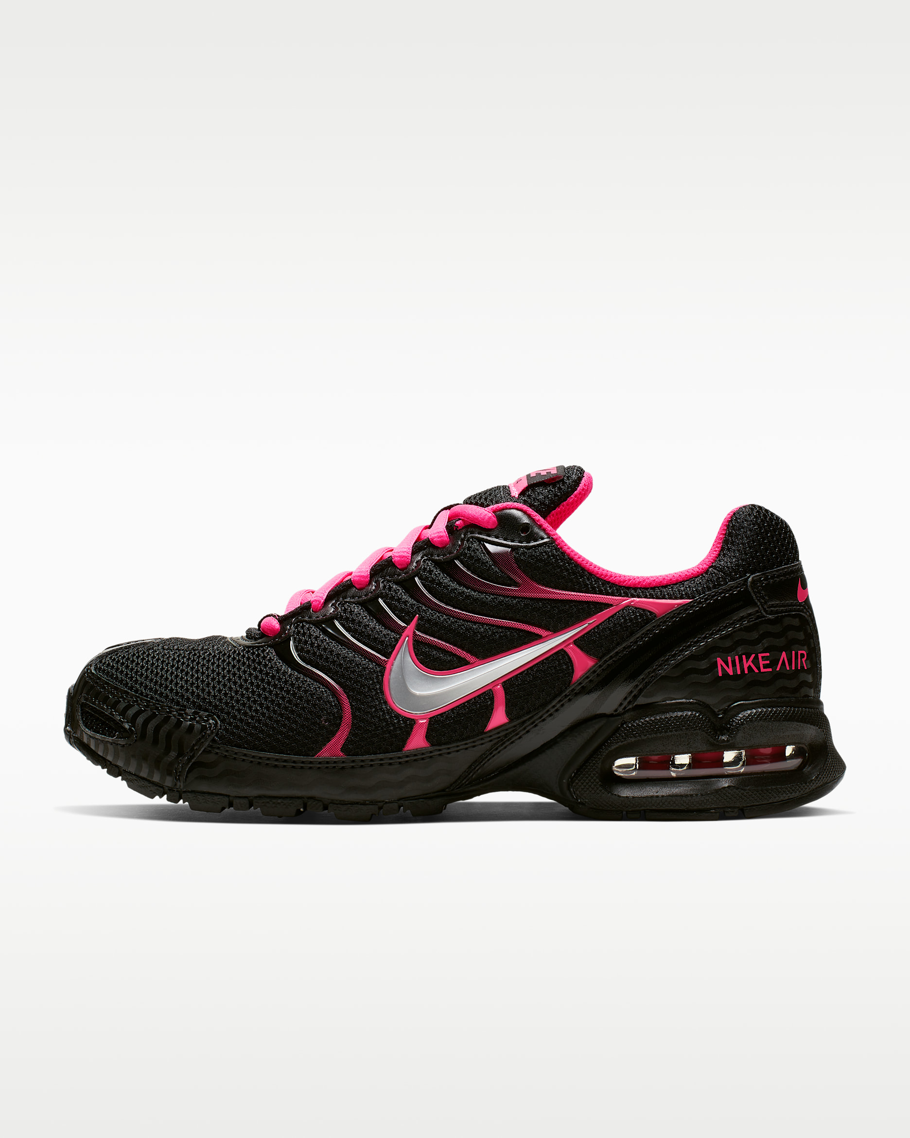 Nike Air Max Torch 4 Women's Shoe - Black/Pink Flash/Metallic Silver