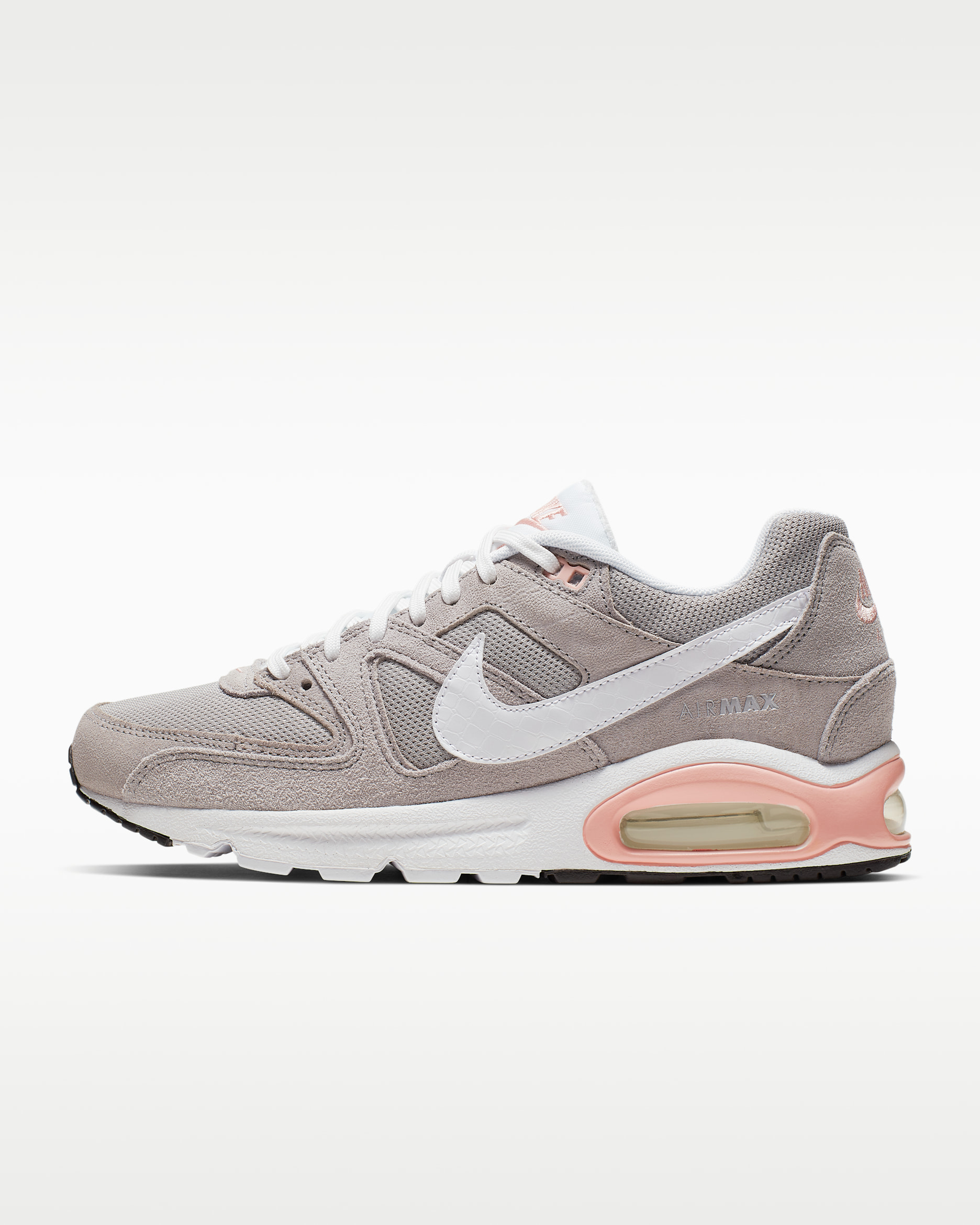 Tenis para mujer Nike Air Max Command - Gris atmósfera/Coral nebulosa/Blanco