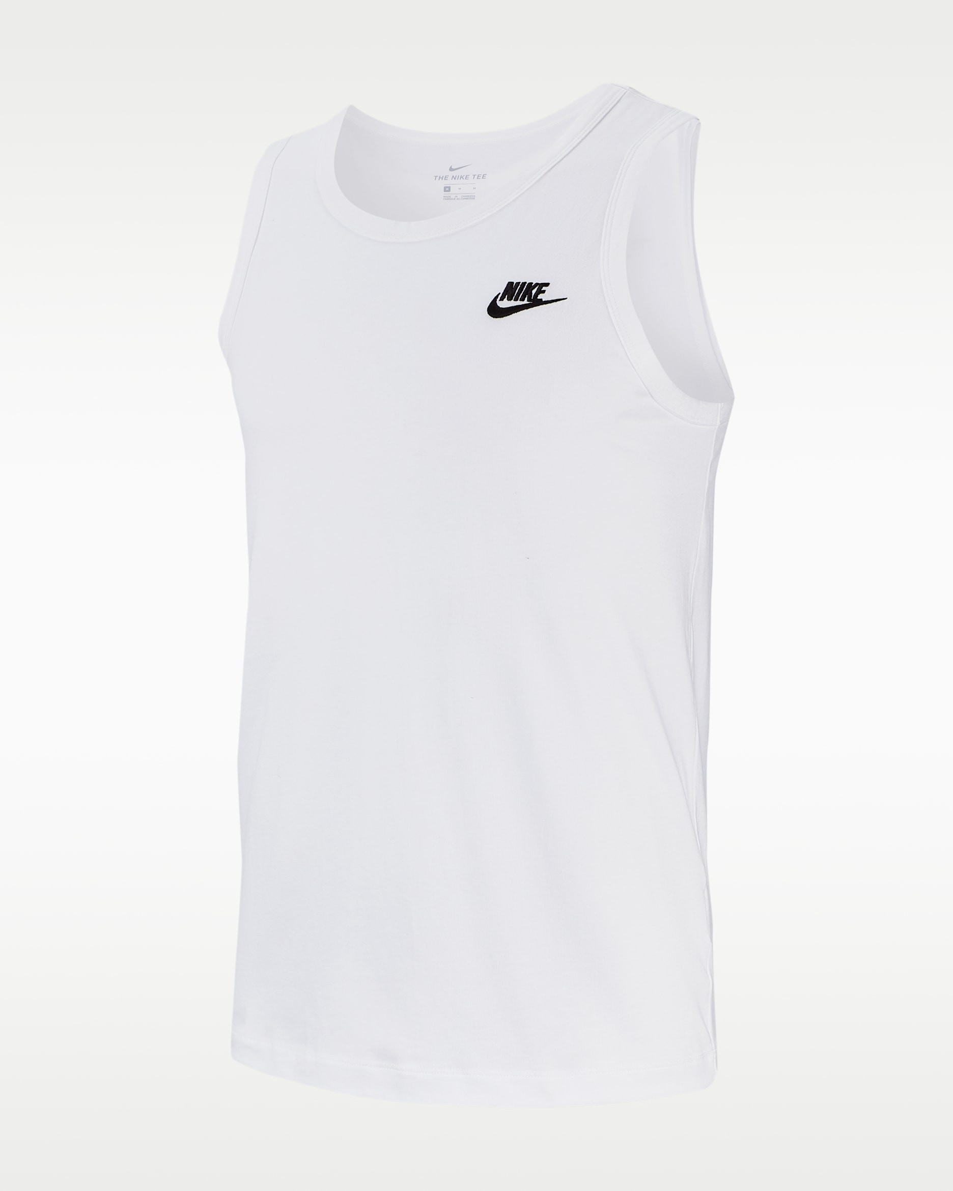 Nike Sportswear Club Men's Tank Top - White/Black