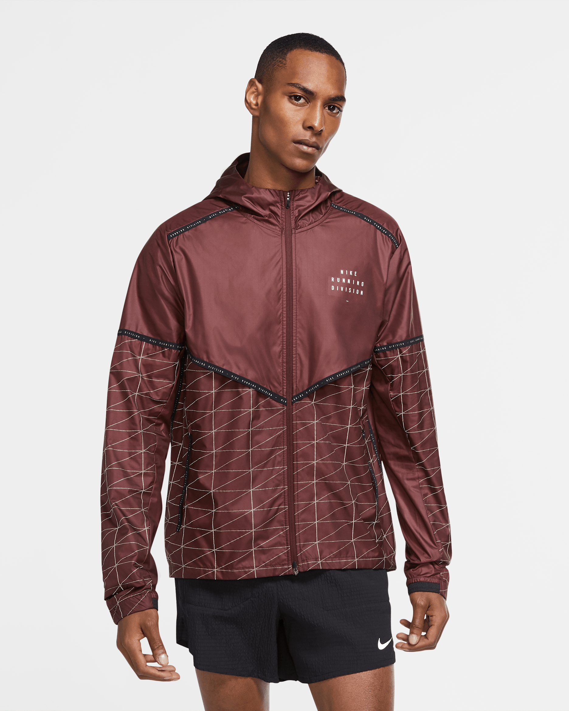 Veste de running Nike Flash Run Division pour Homme - Mystic Dates/Noir