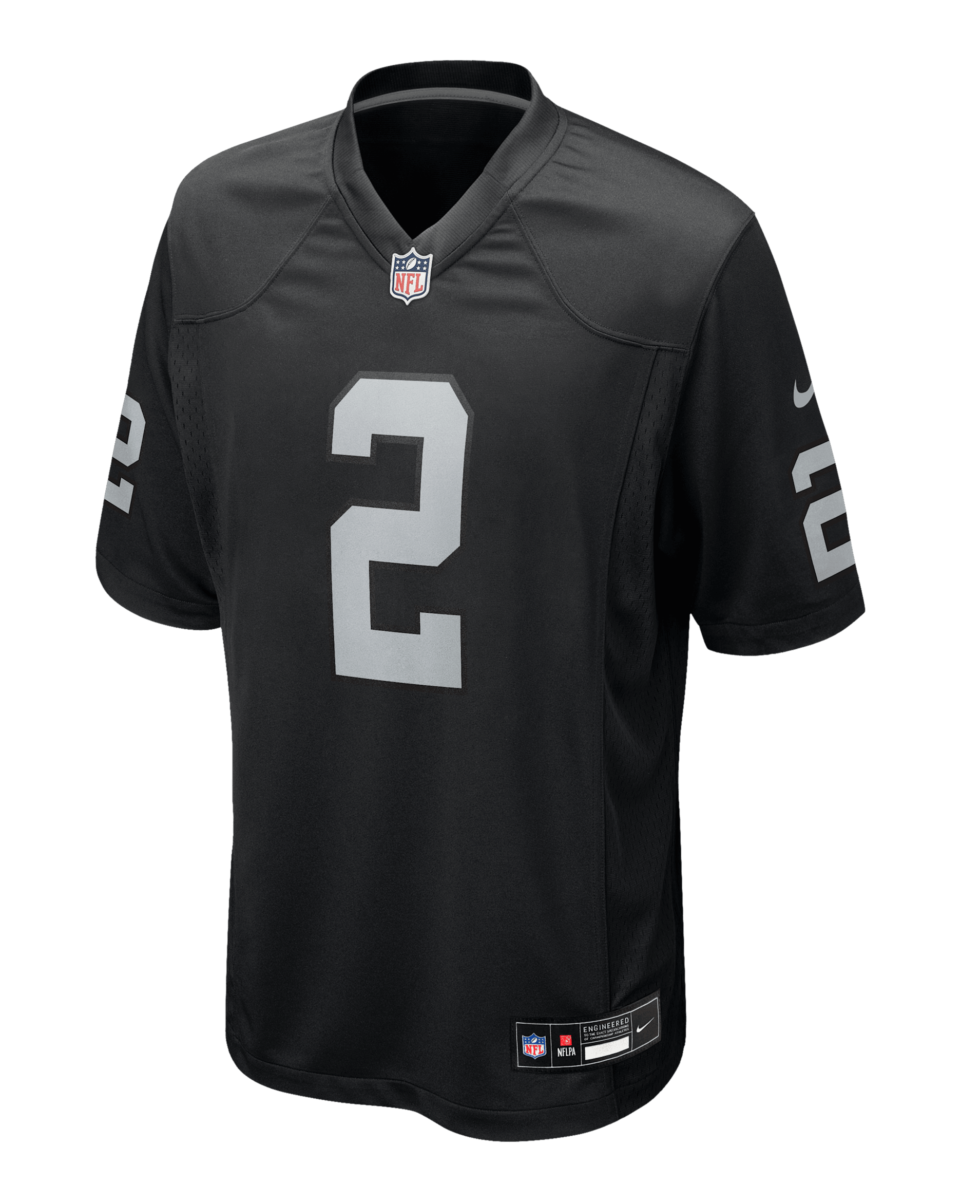 Ashton Jeanty Las Vegas Raiders 2025 NFL Draft First Round Pick Big Kids' Nike NFL Game Jersey - Black